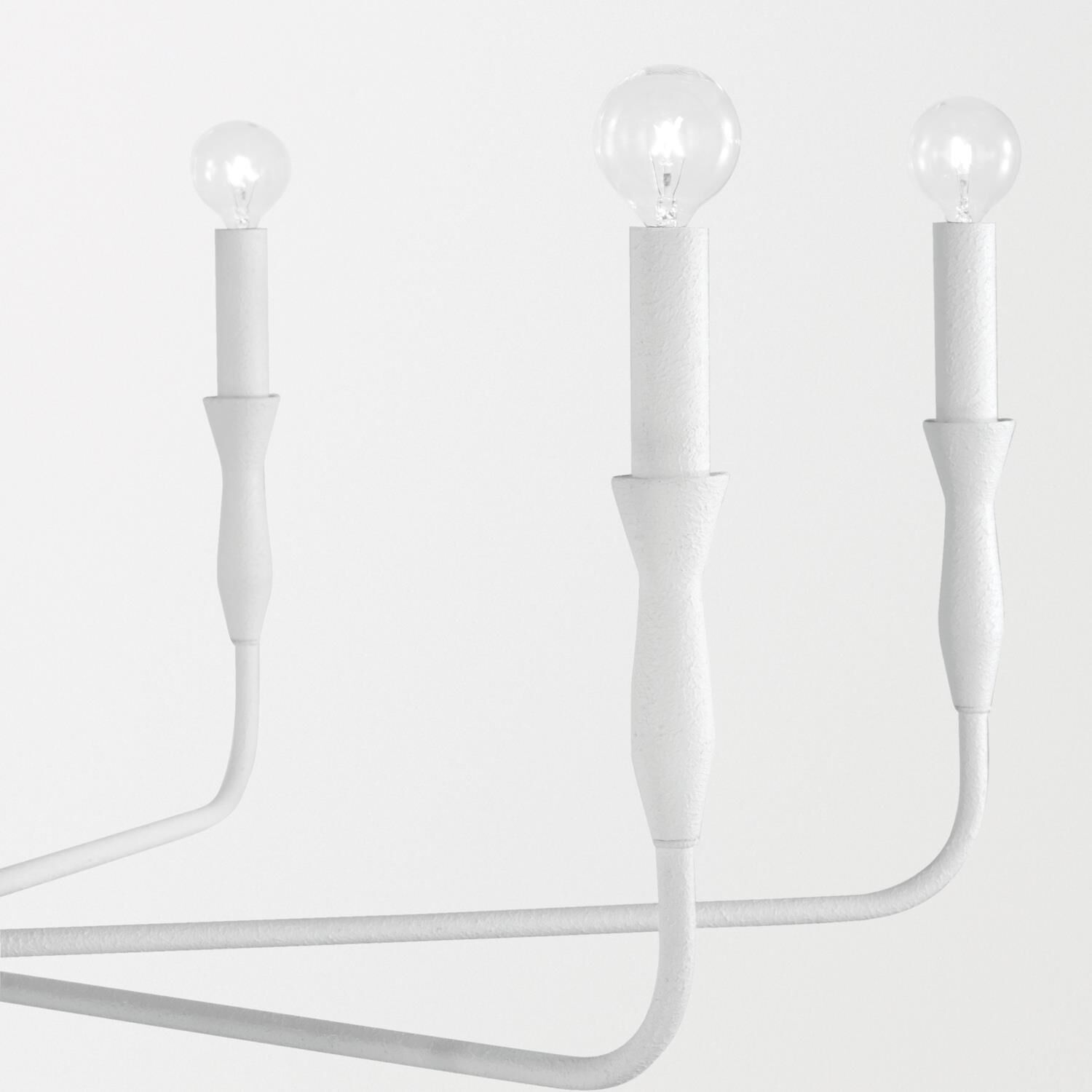 Shown in Textured White finish