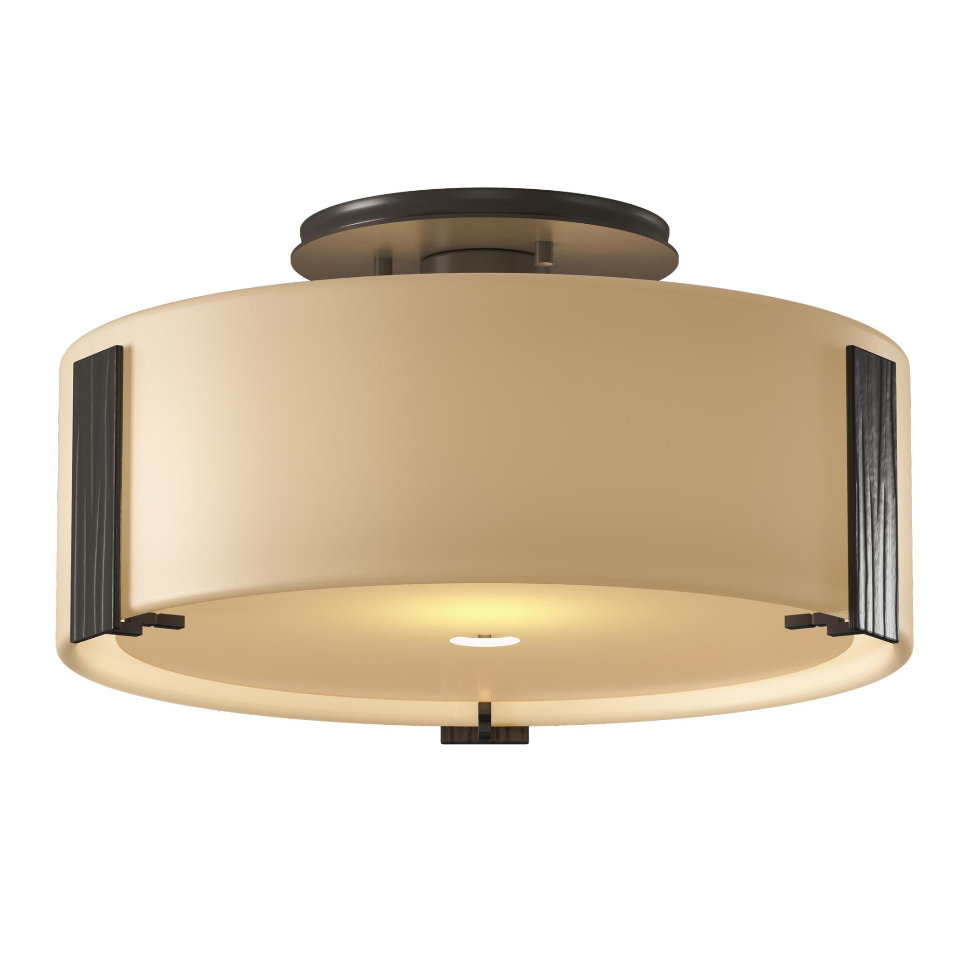 Impressions 11 Inch 1 Light Semi Flush Mount by Hubbardton Forge