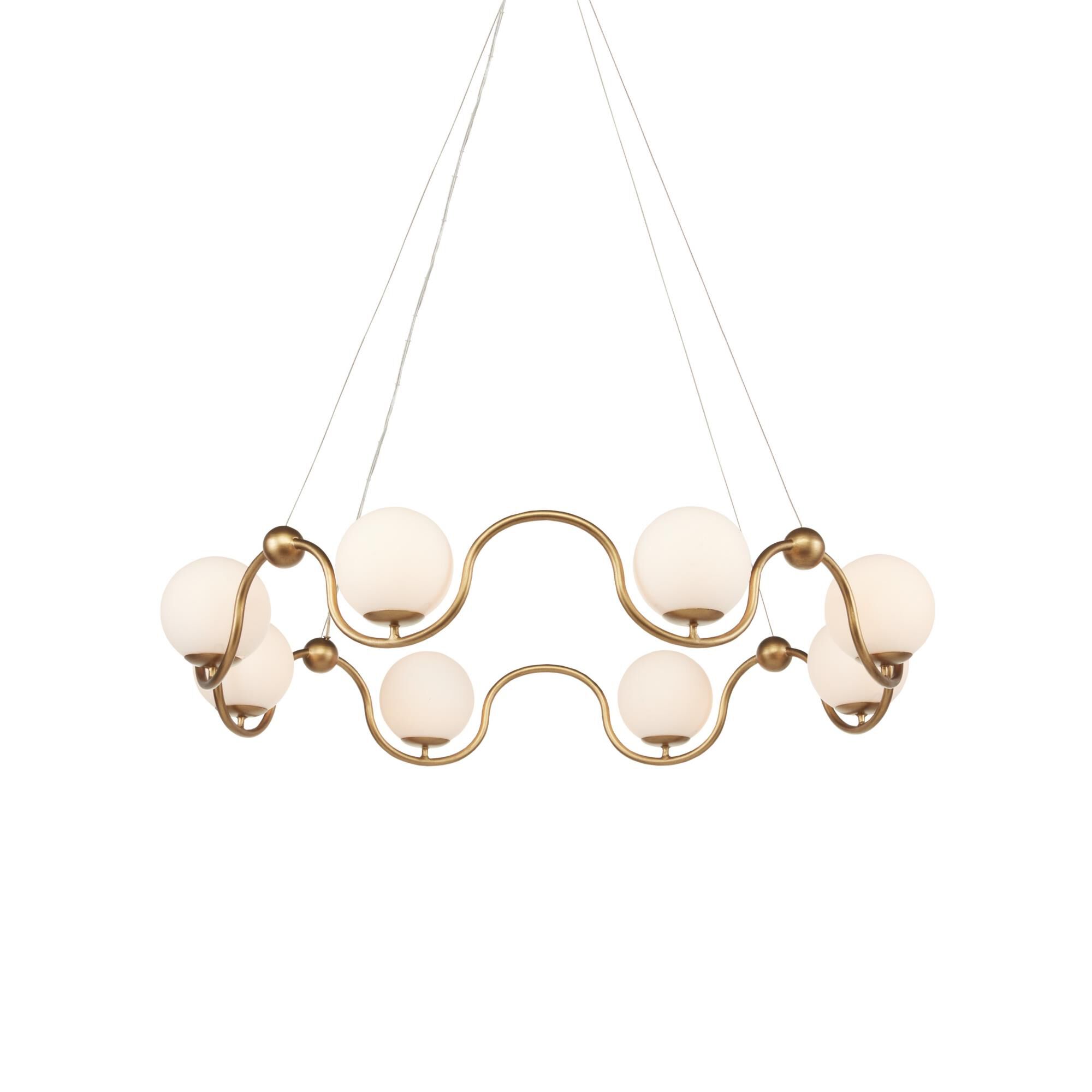 Equilibrium 38 Inch 8 Light Chandelier by Currey and Company