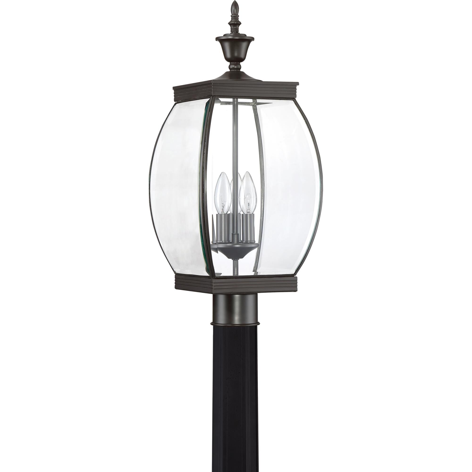 Oasis 22 Inch Tall 3 Light Outdoor Post Lamp by Quoizel