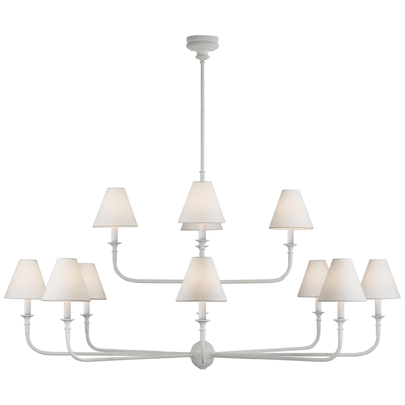 Thomas O'Brien Piaf 58 Inch 12 Light LED Chandelier by Visual Comfort Signature Collection