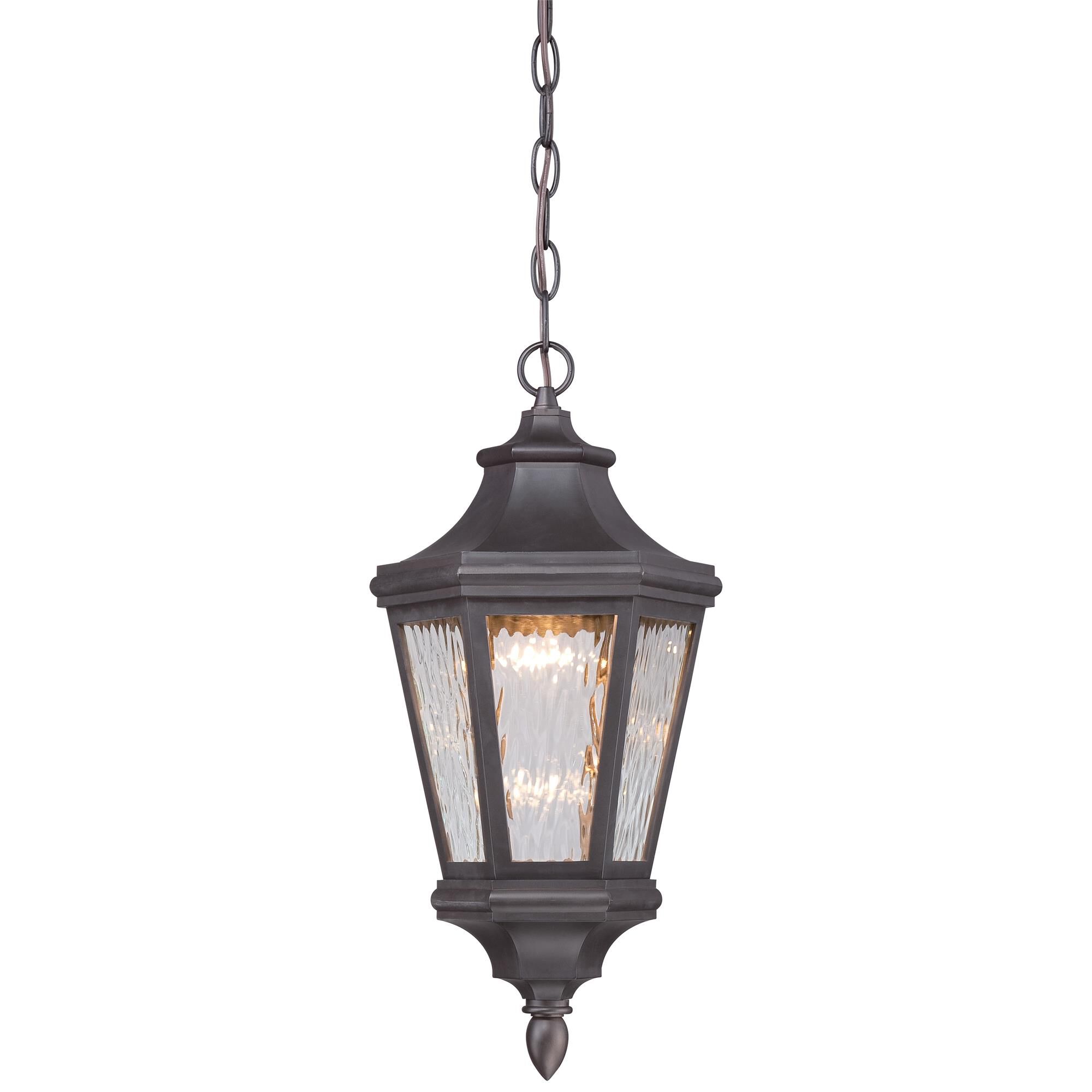 Shown in Oil Rubbed Bronze finish and Clear Water glass