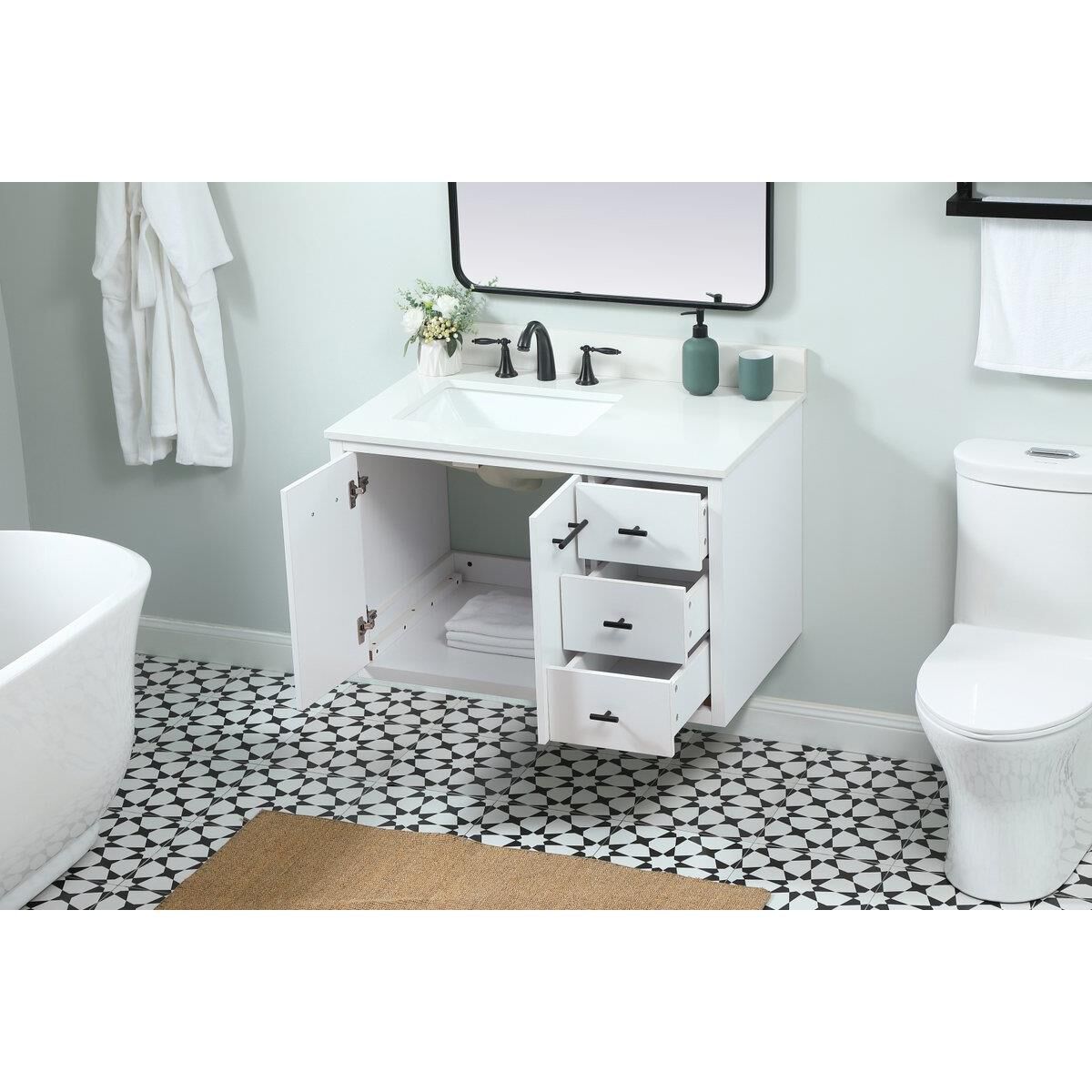 Cyrus Bath Vanity by Elegant Decor