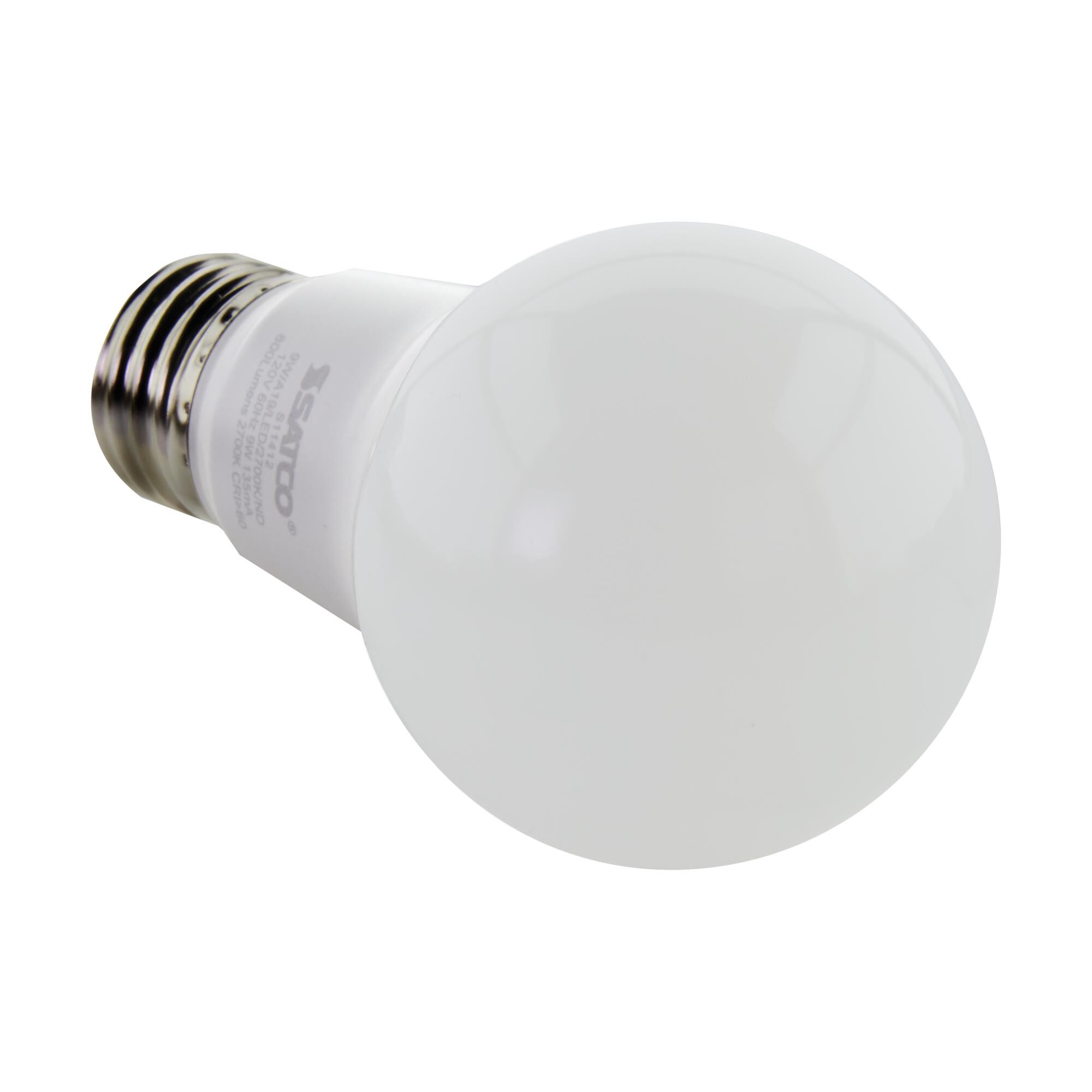 9 Watt 2700K A19 LED Light Bulb by Satco