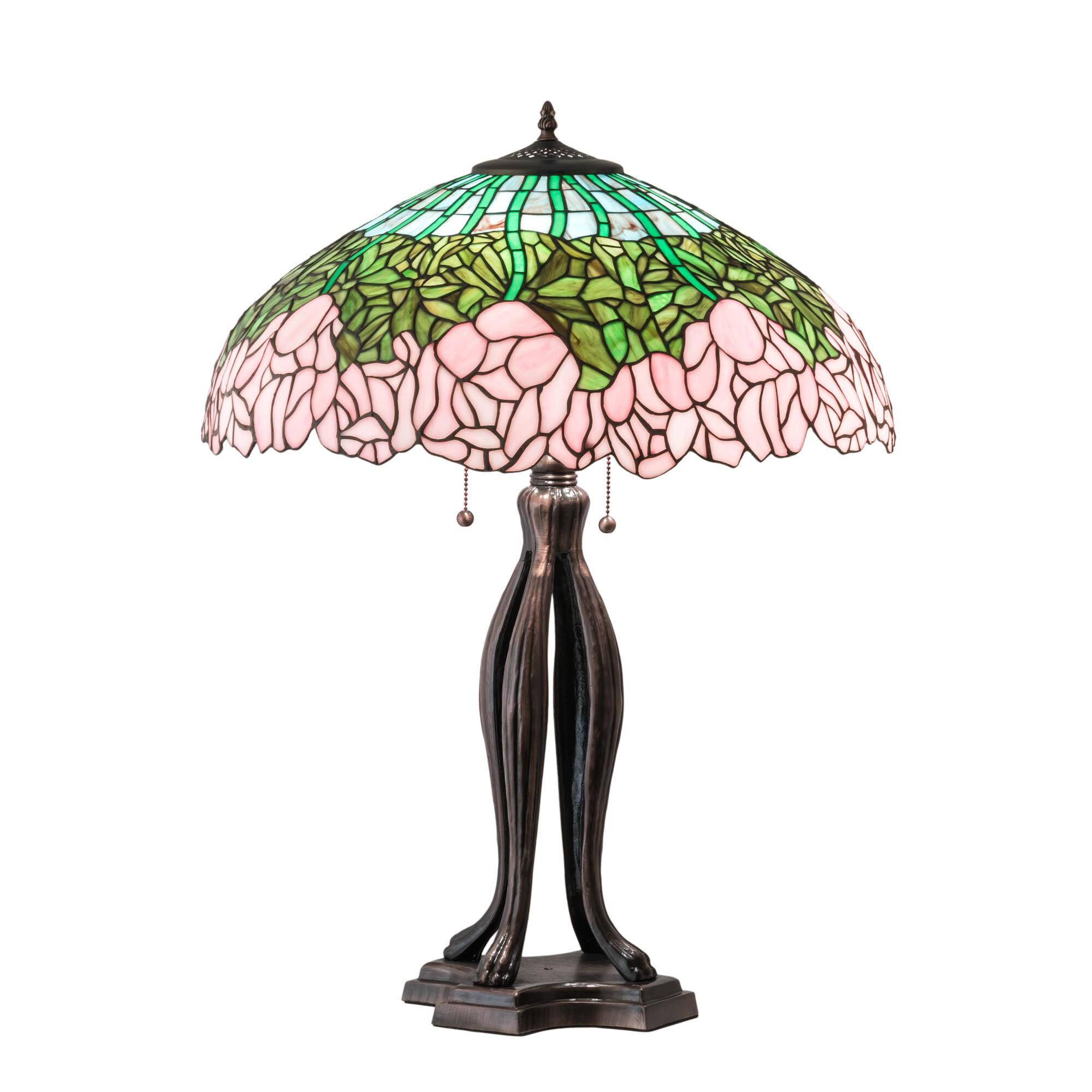 Cabbage Rose 30 Inch Table Lamp by Meyda Lighting