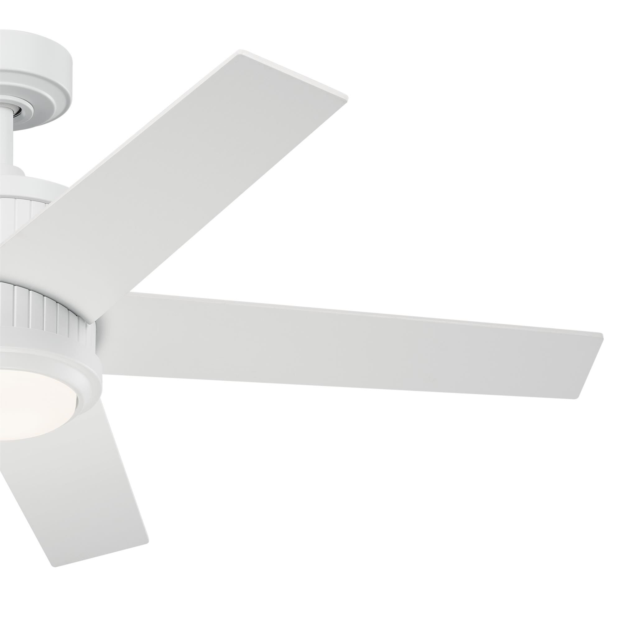 Shown in Matte White finish and Etched Cased Opal glass