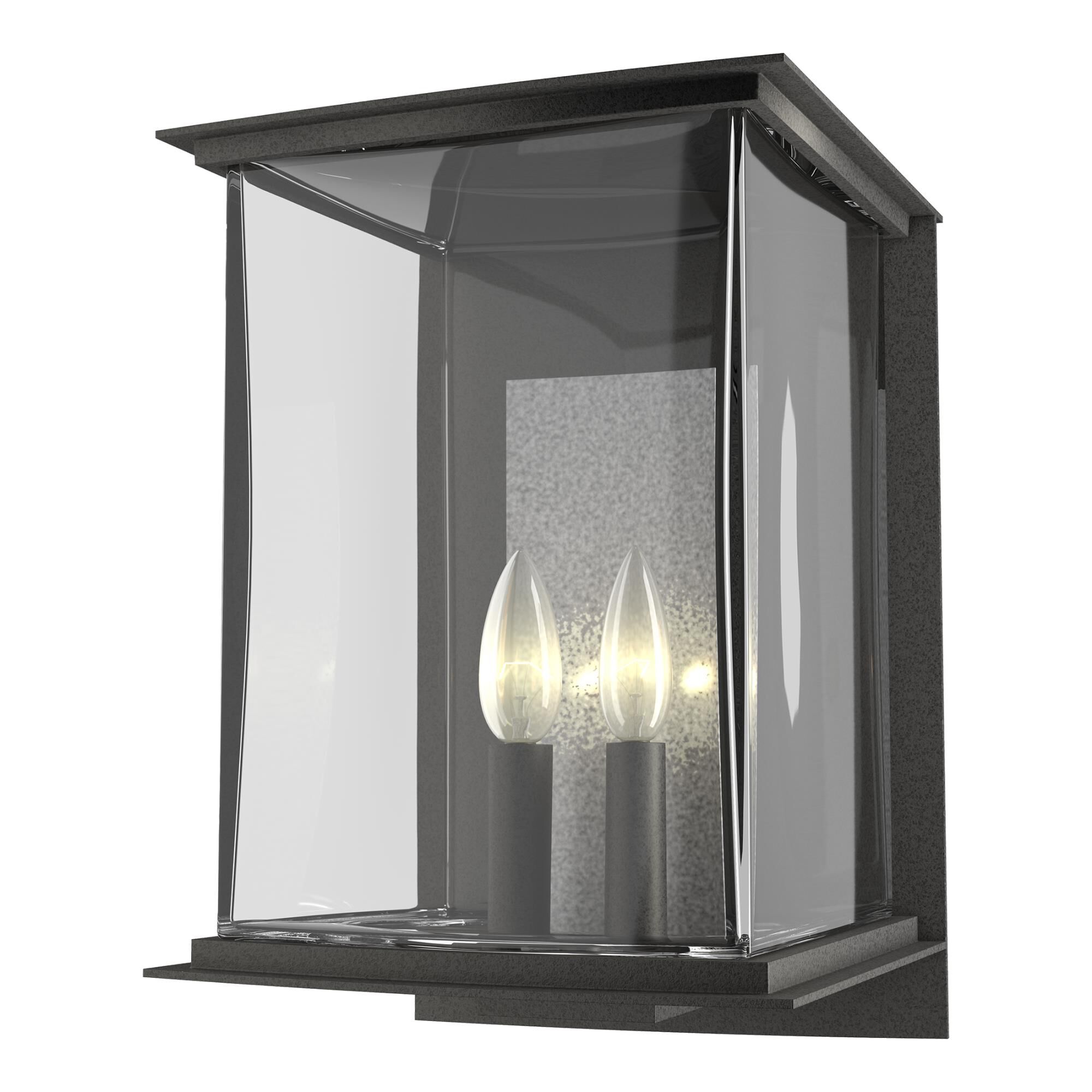 Shown in Coastal Natural Iron finish and Clear glass and Translucent Vintage Platinum accent