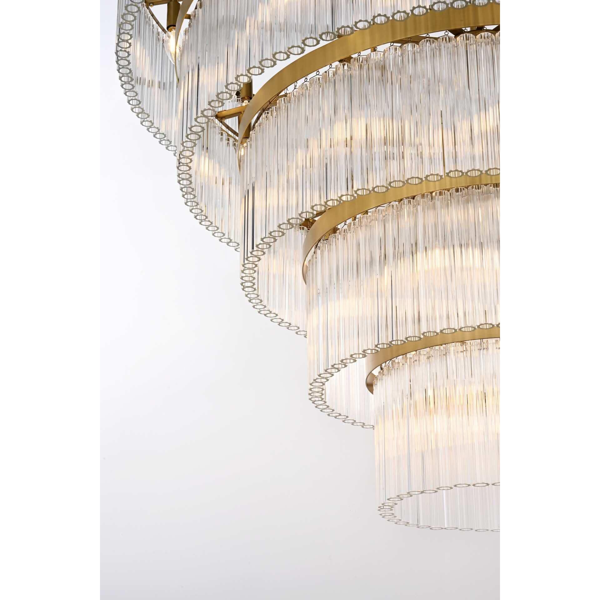 Harlow 48 Inch Chandelier by Elegant Lighting