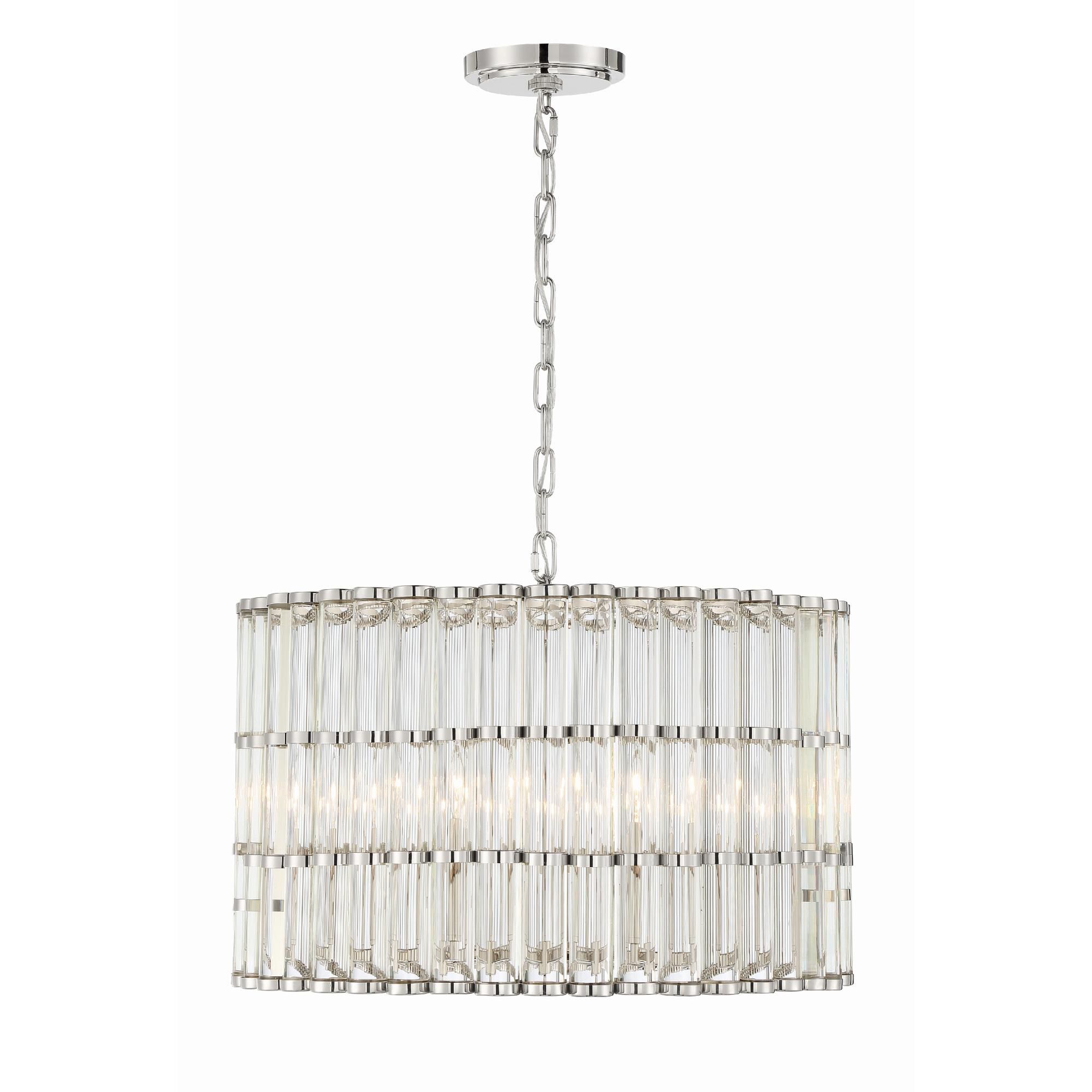 Libby Langdon Elliot 22 Inch 6 Light Chandelier by Crystorama