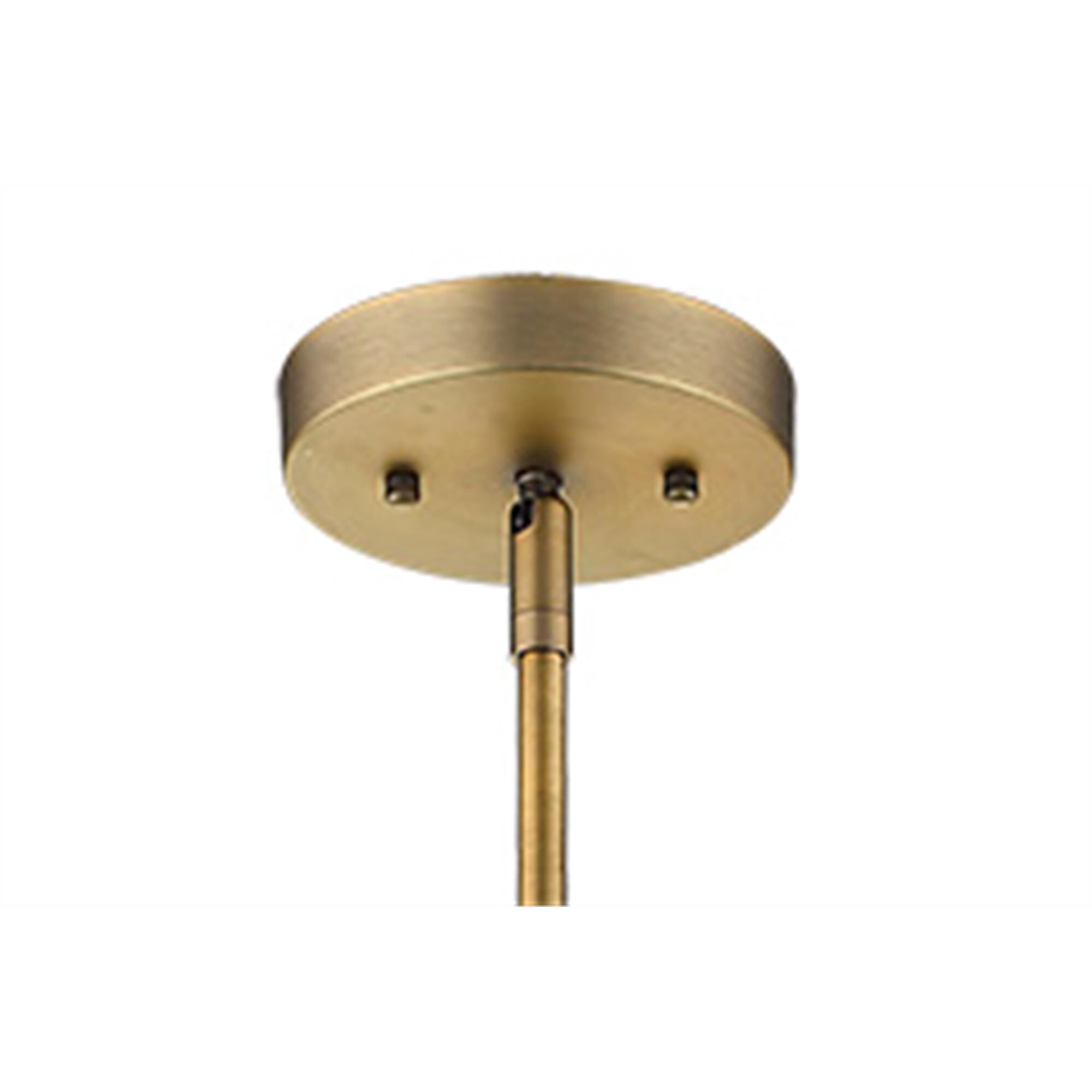 Shown in Brass finish and Blue/Gold glass and Blue/Gold Cylindrical Glass shade