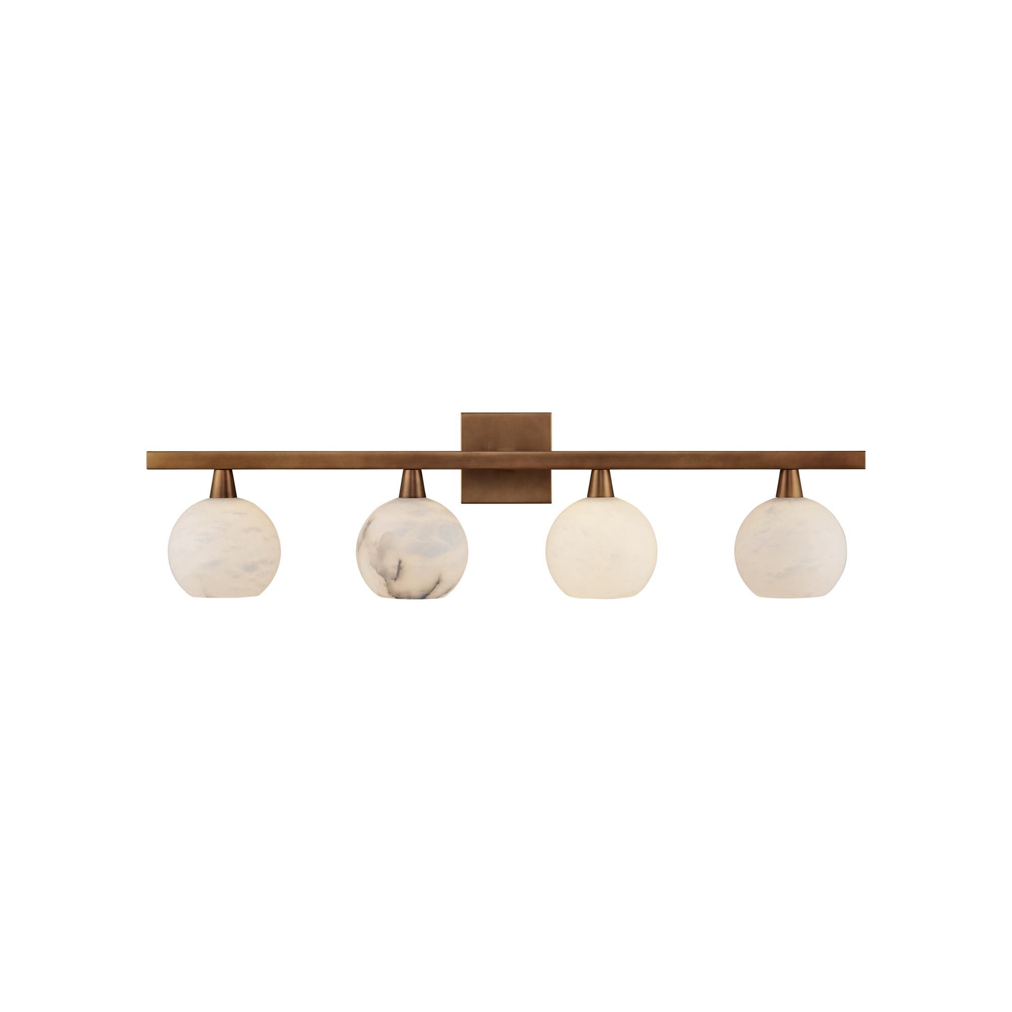 Shown in Antique Brass/Natural finish