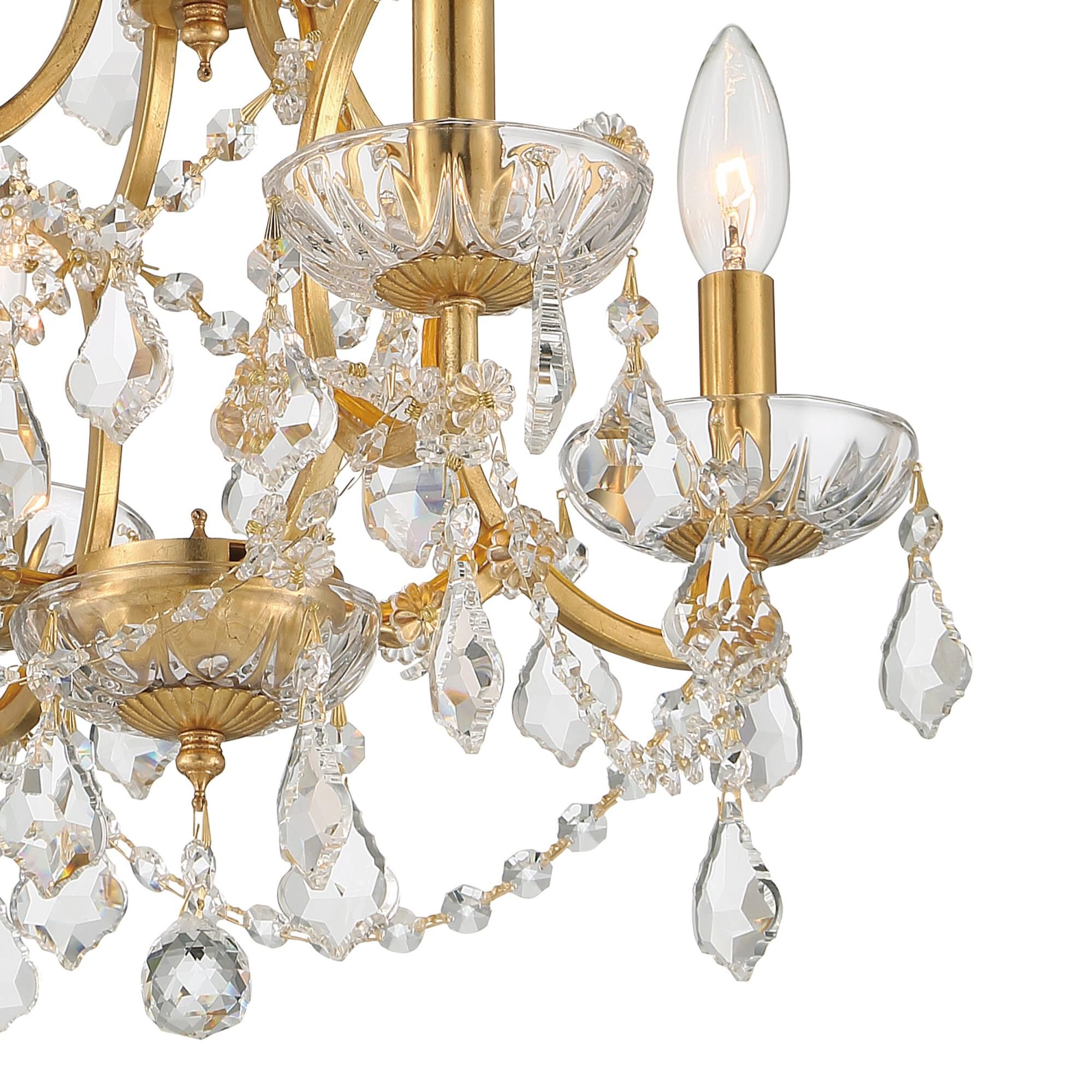 Filmore 17 Inch 4 Light Mini Chandelier by Crystorama