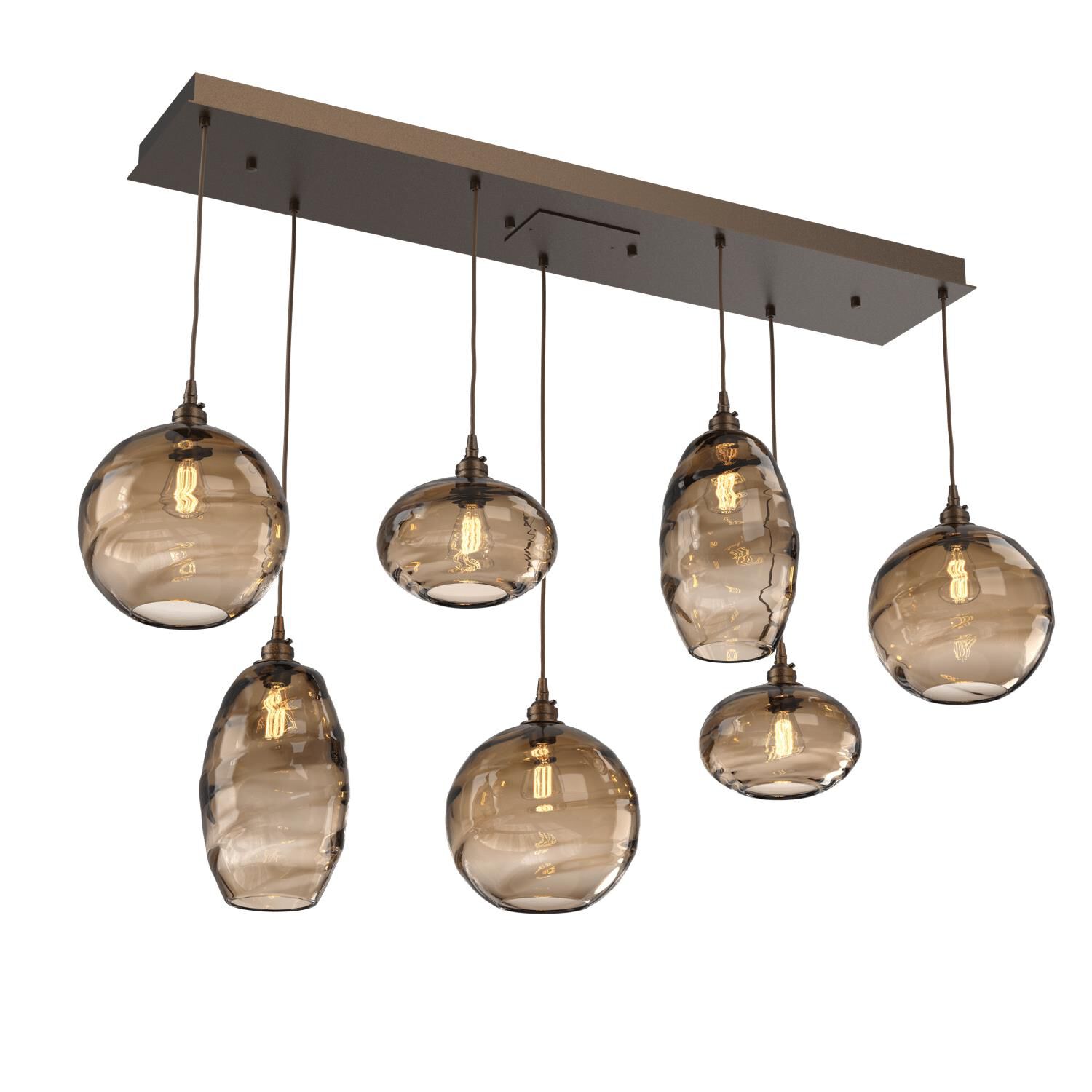Misto 48 Inch 7 Light Linear Suspension Light by Hammerton Studio