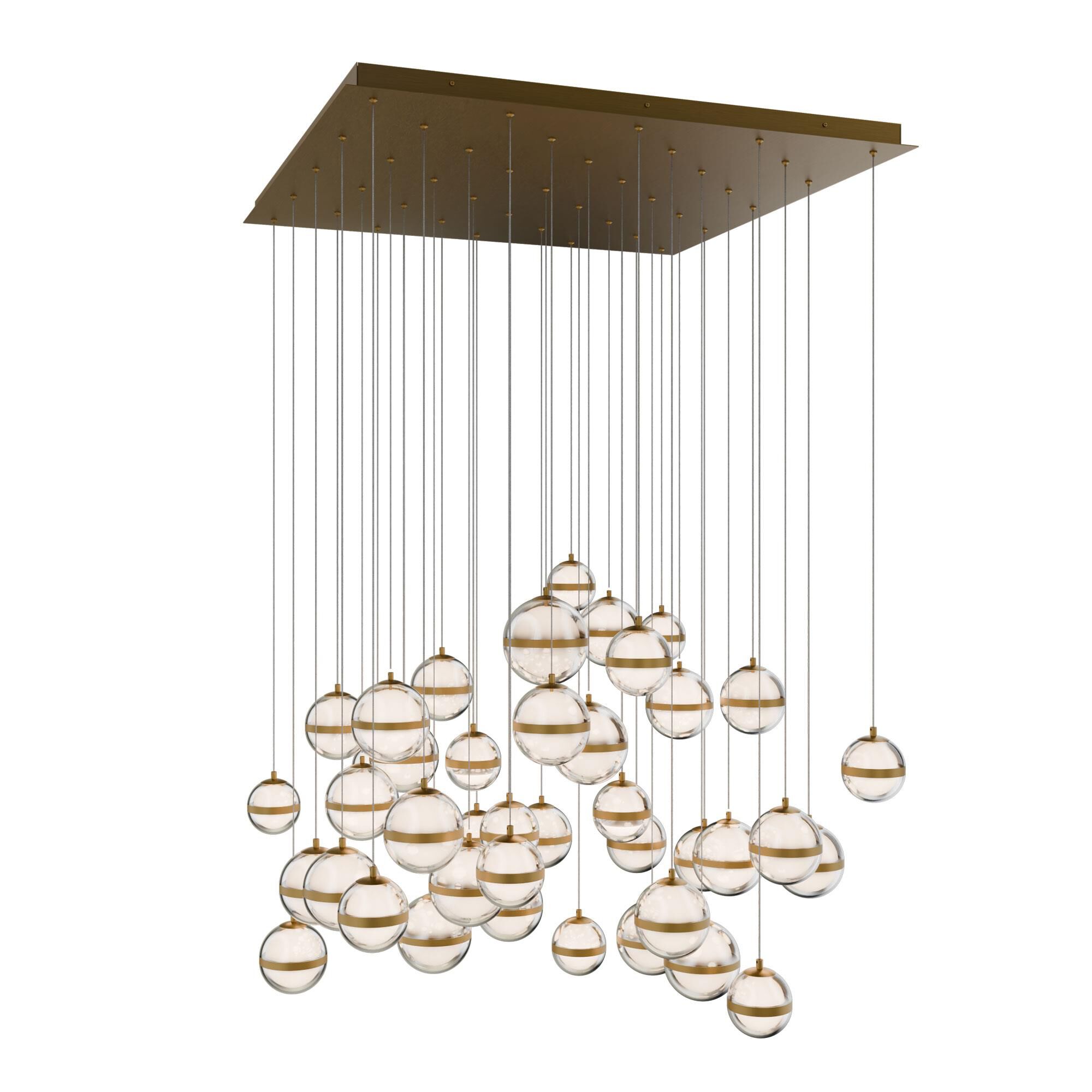 Cyllindra 37 Inch Multi Light Pendant by dweLED