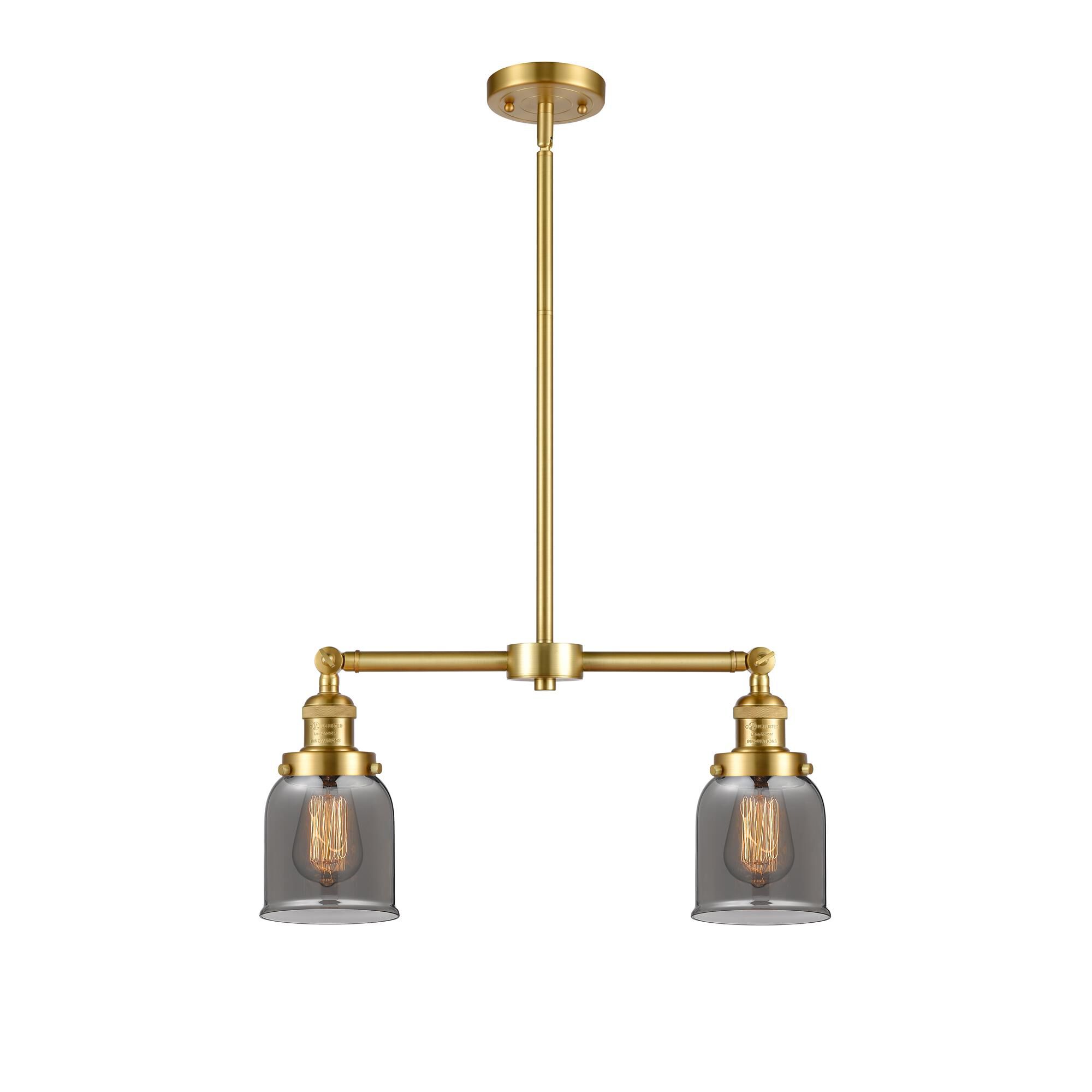 Bruno Marashlian Small Bell 21 Inch 2 Light Mini Chandelier by Innovations Lighting