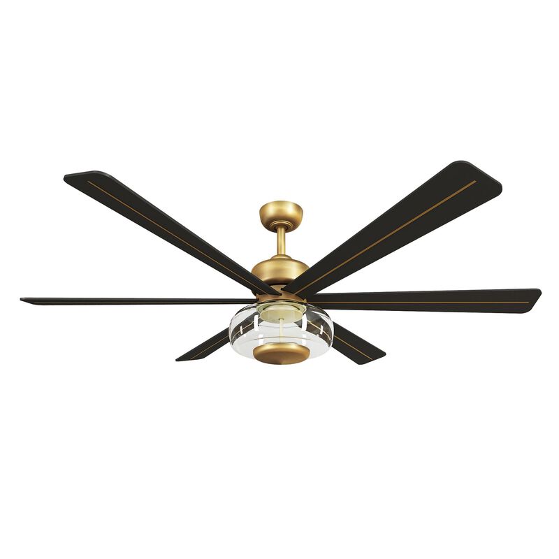 Ligero 60 Inch Ceiling Fan with Light Kit by Minka Aire