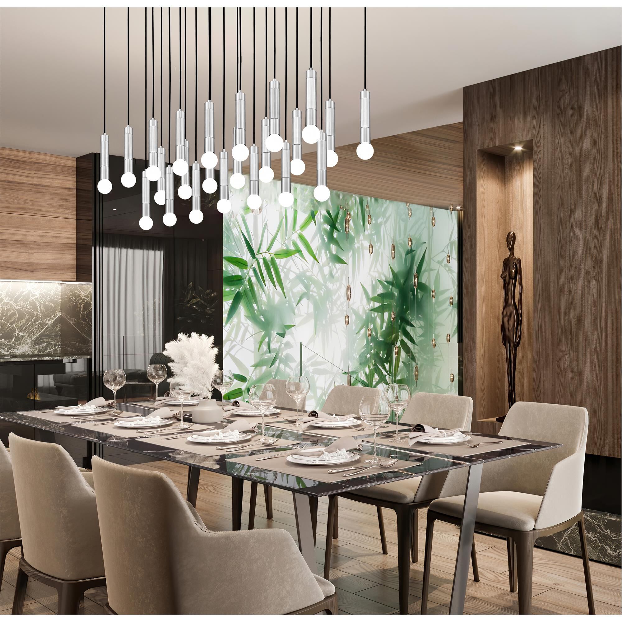 Stari 54 Inch Linear Suspension Light by Z Lite