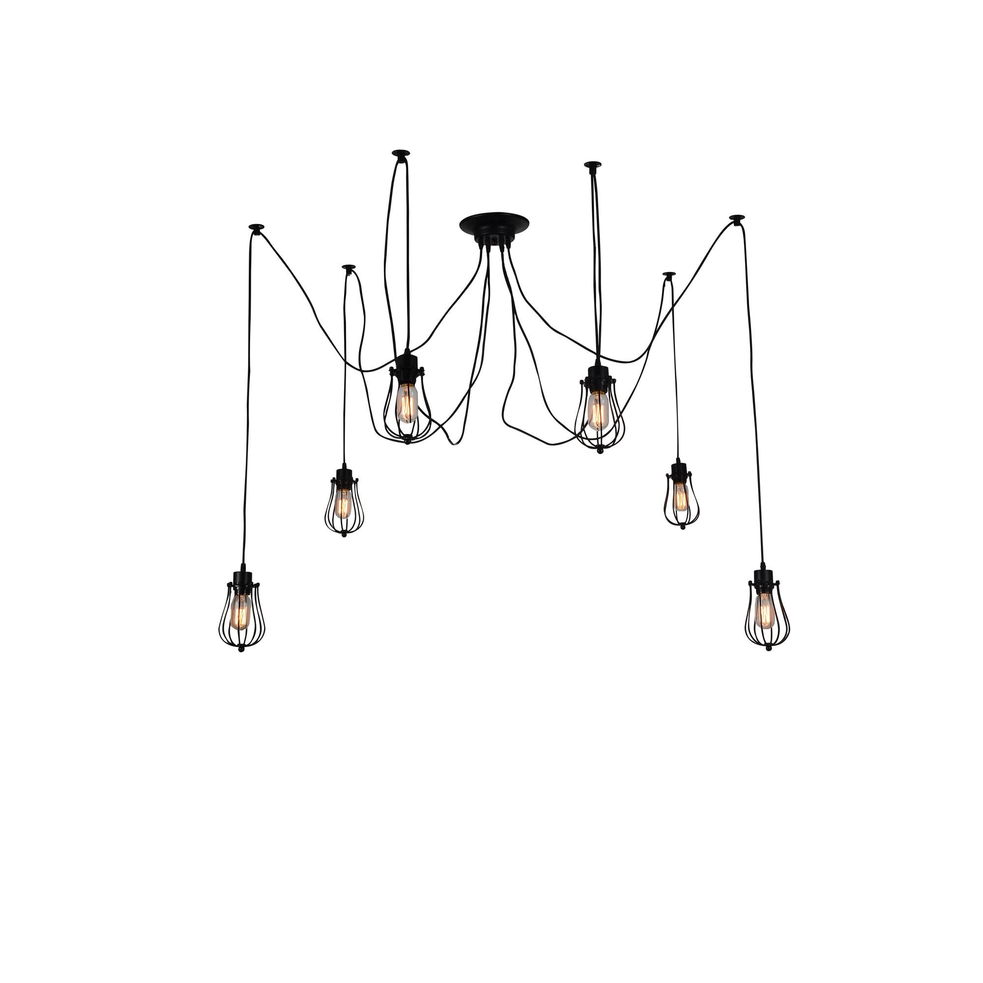 Tomaso 28 Inch 6 Light Multi Light Pendant by CWI Lighting