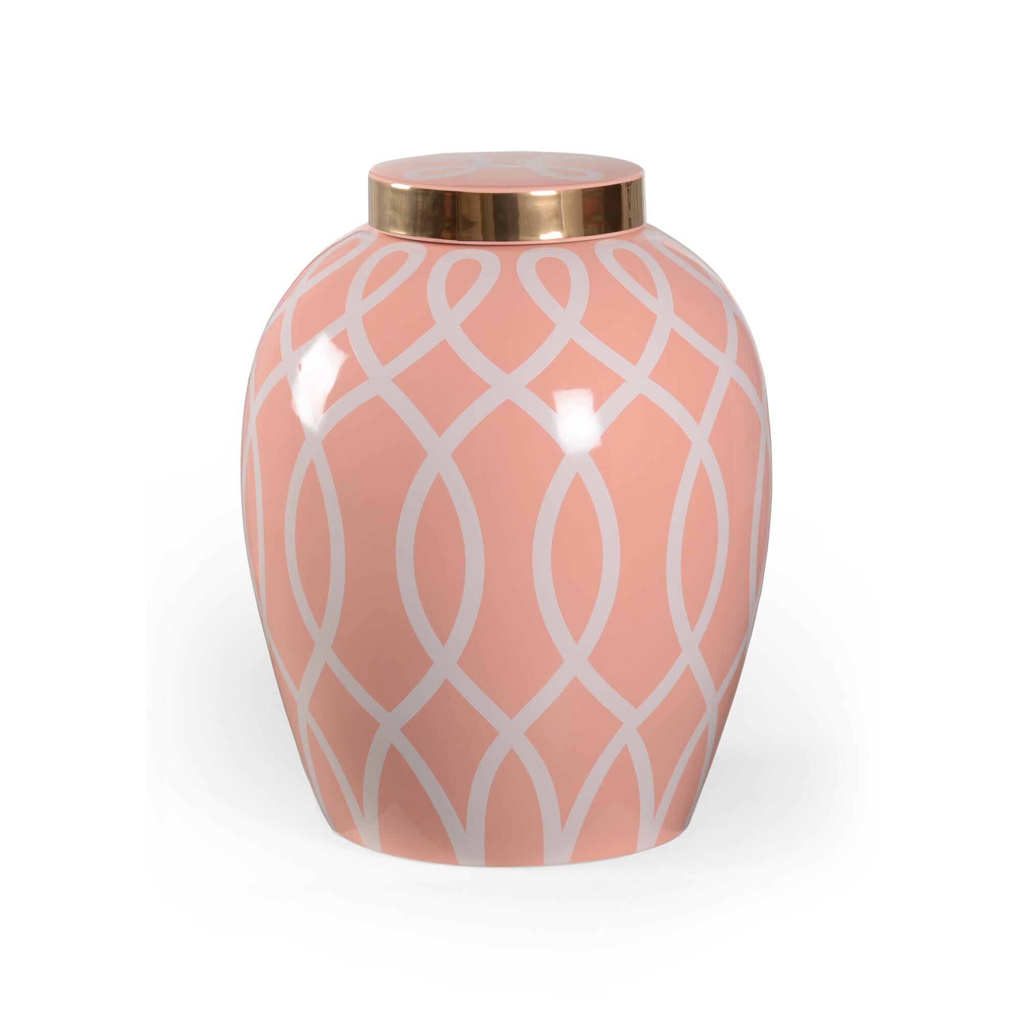 Shown in Coral Glaze/Metallic Gold finish