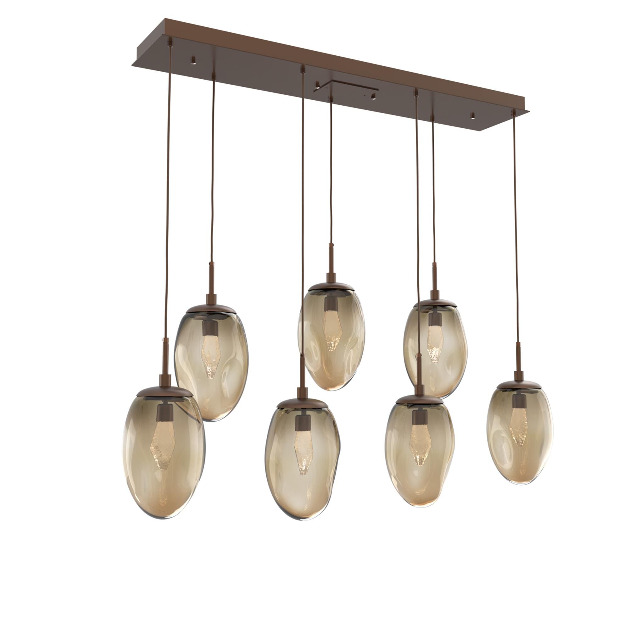 Shown in Burnished Bronze finish and Geo Inner And Bronze Outer glass