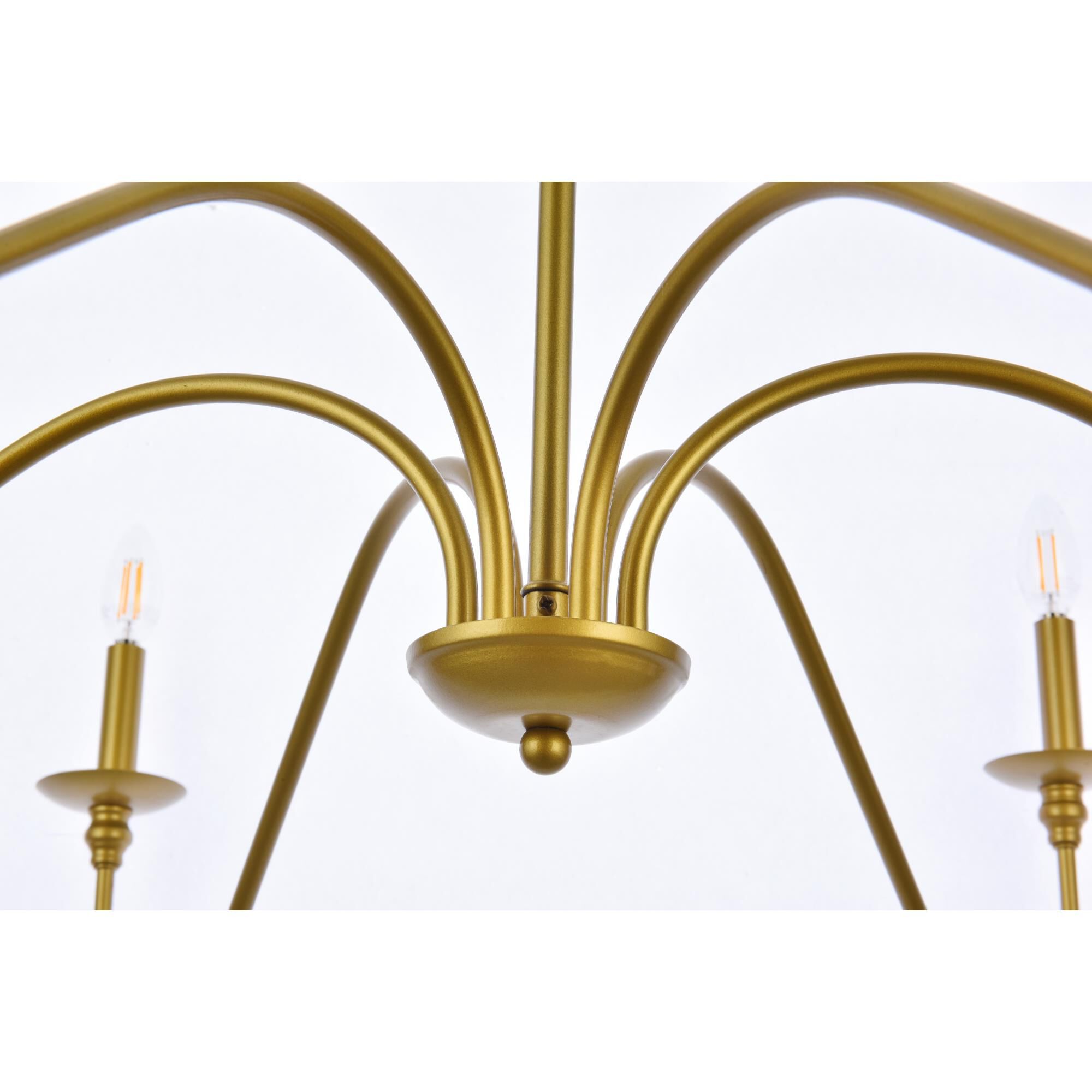 Rohan 48 Inch 6 Light Chandelier by Elegant Lighting