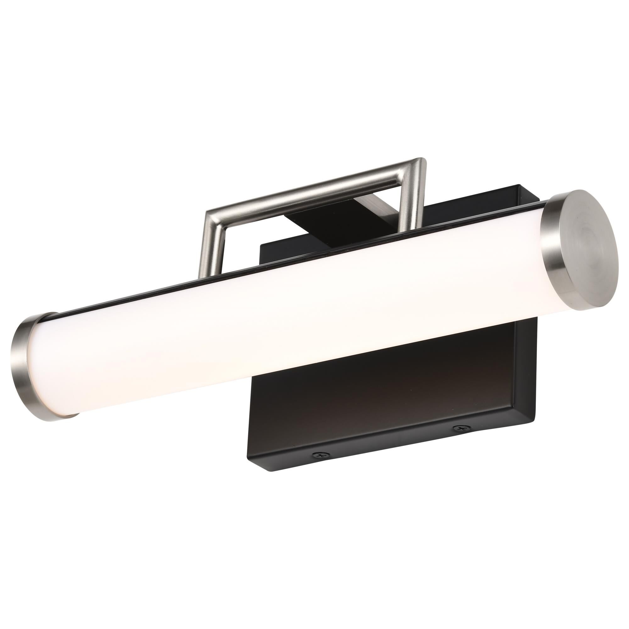 Shown in Black and Brushed Nickel finish