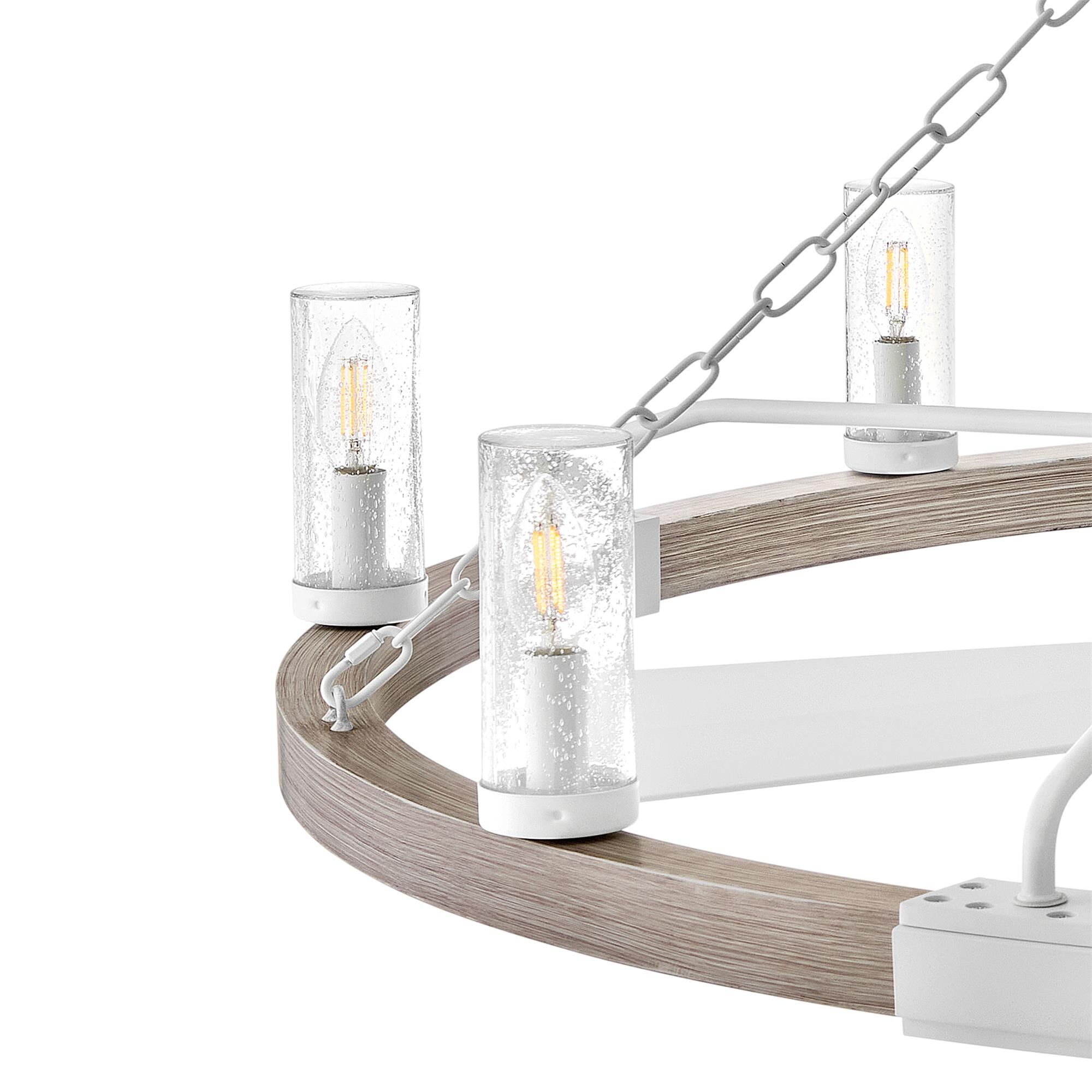 Sawyer 44 Inch Chandelier Ceiling Fan with Light Kit,