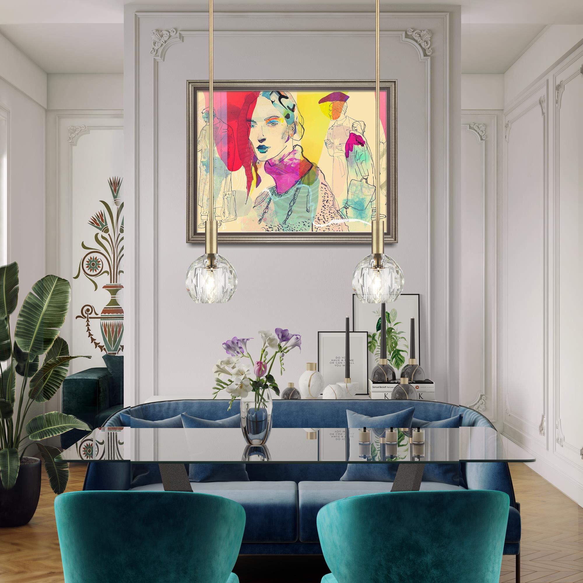 Whitfield 7 Inch Mini Pendant by Livex Lighting