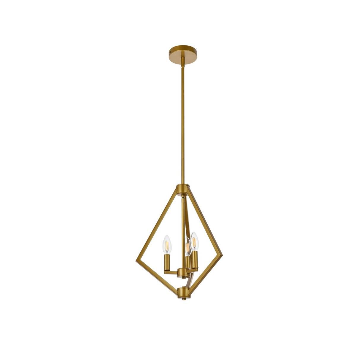 Irina 14 Inch Cage Pendant by Elegant Lighting