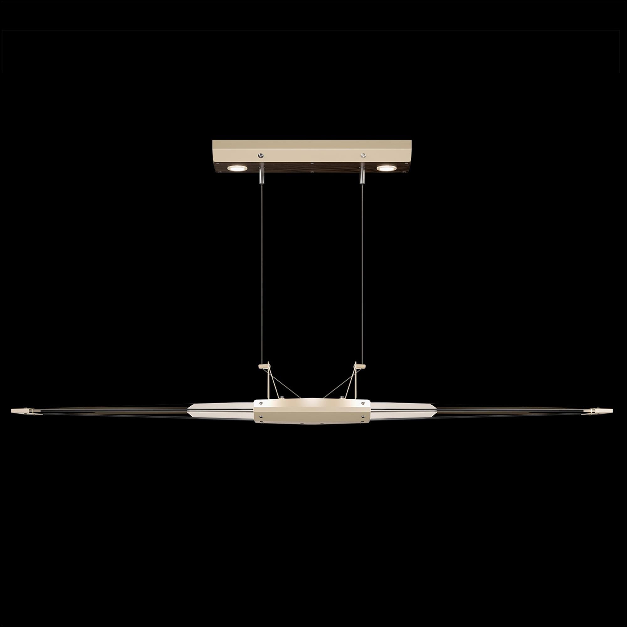 Shown in Gold finish and True crystal and False glass