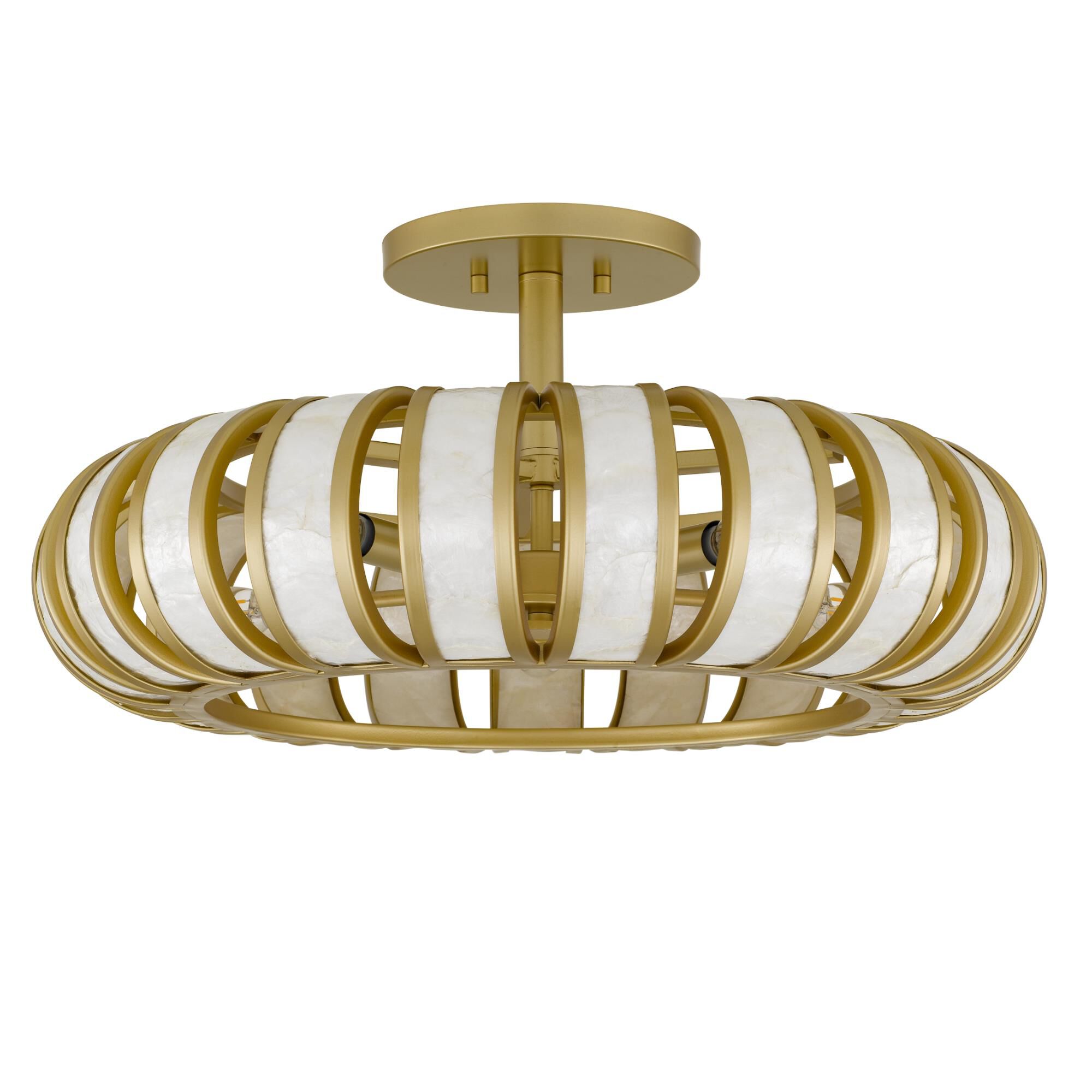 Knight 22 Inch Semi Flush Mount by Quoizel