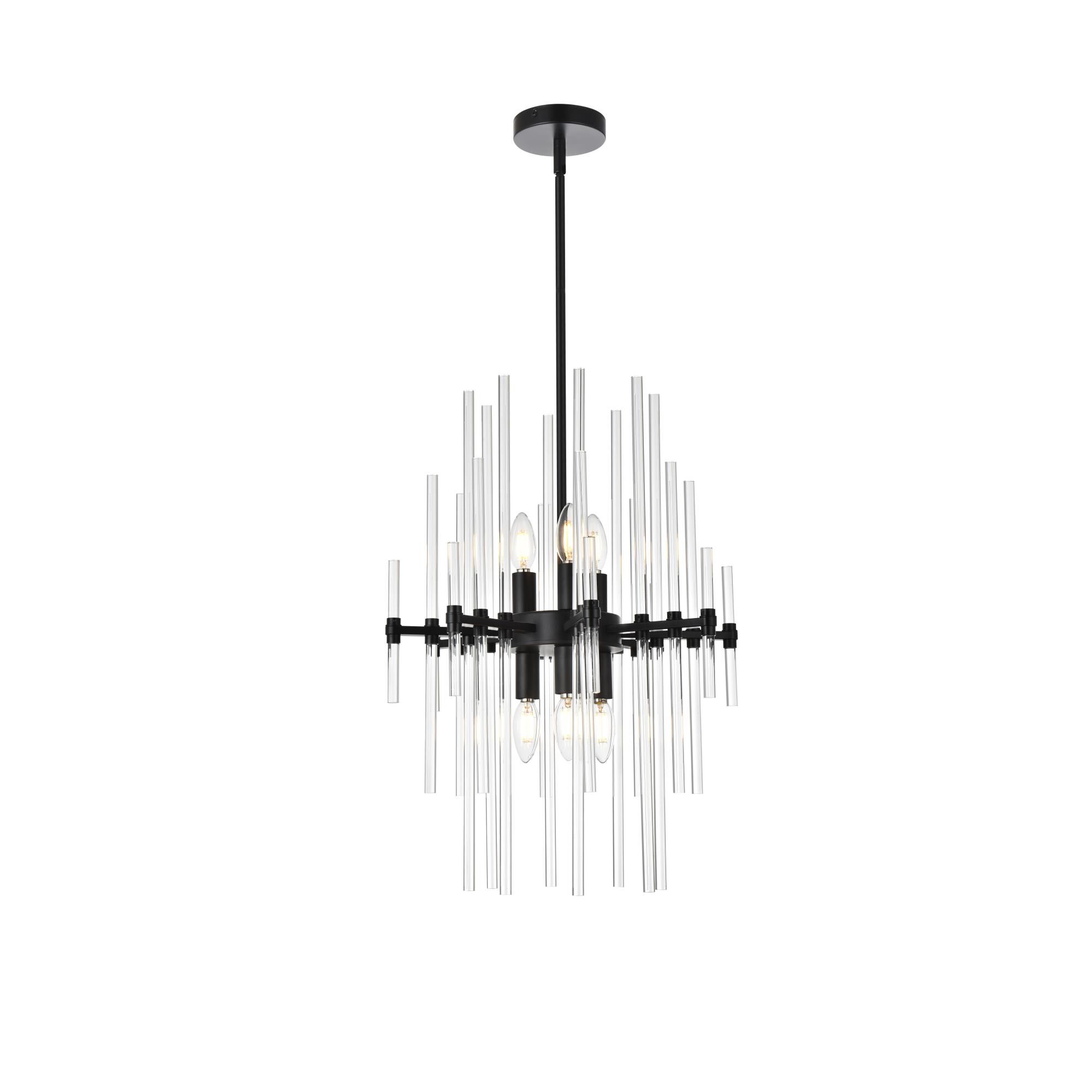Sienna 17 Inch Large Pendant by Elegant Lighting