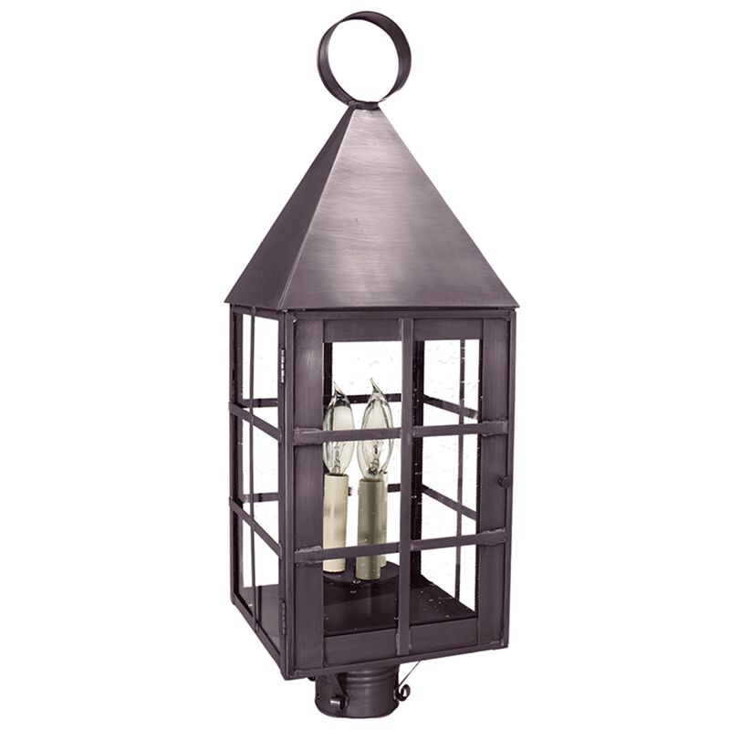 York 25 Inch 3 Light Outdoor Post Lamp by Northeast Lantern
