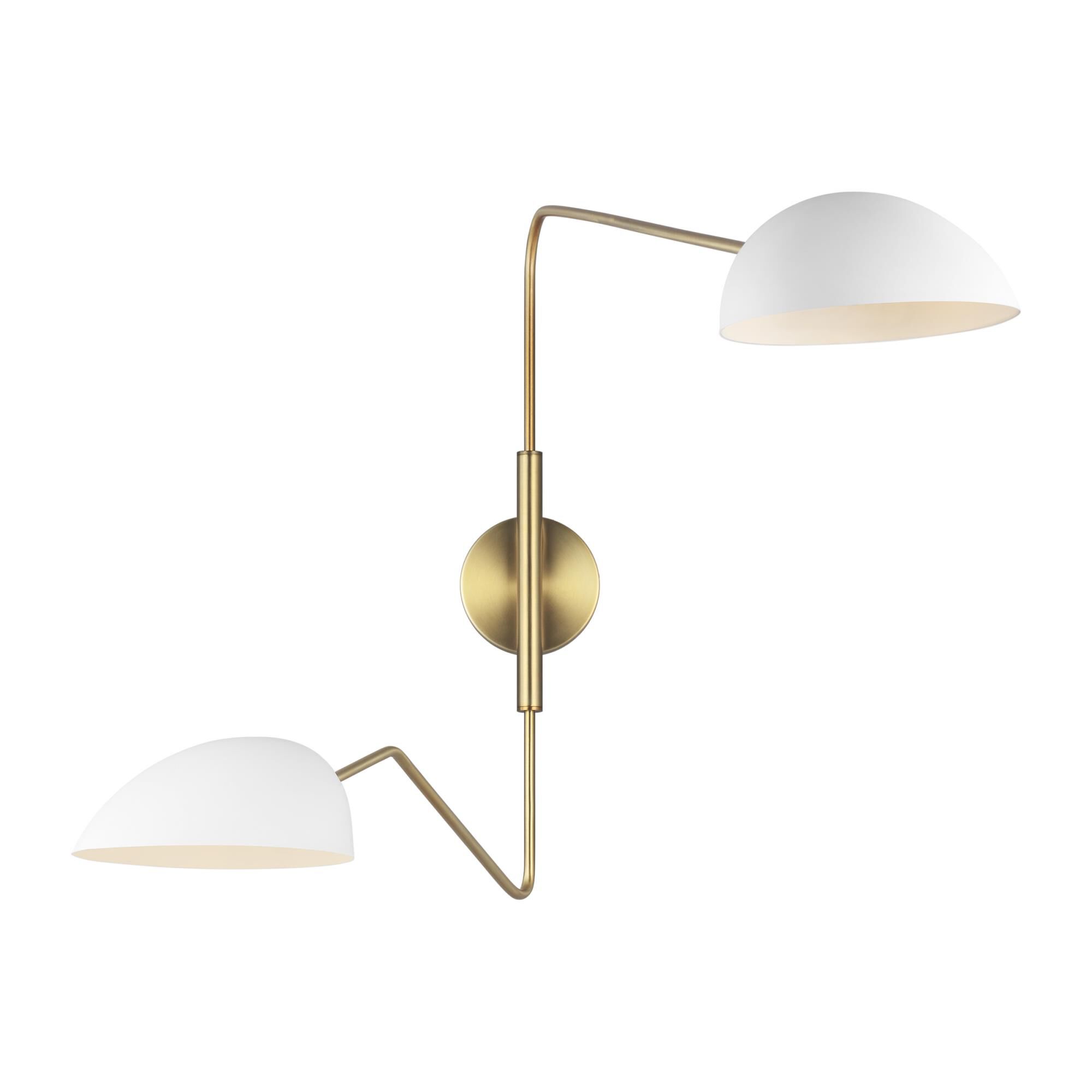 Shown in Matte White finish and Matte Whitesteel shade