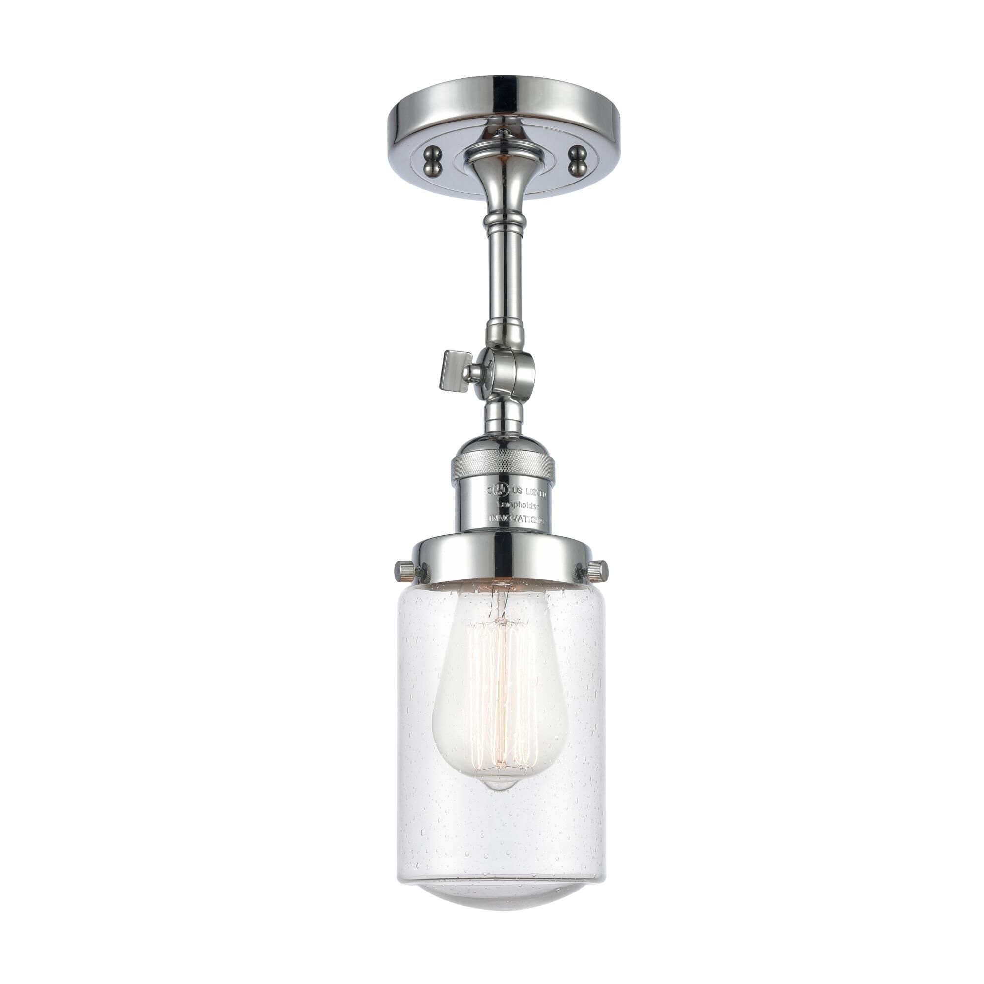 Bruno Marashlian Dover 4 Inch 1 Light Semi Flush Mount by Innovations Lighting