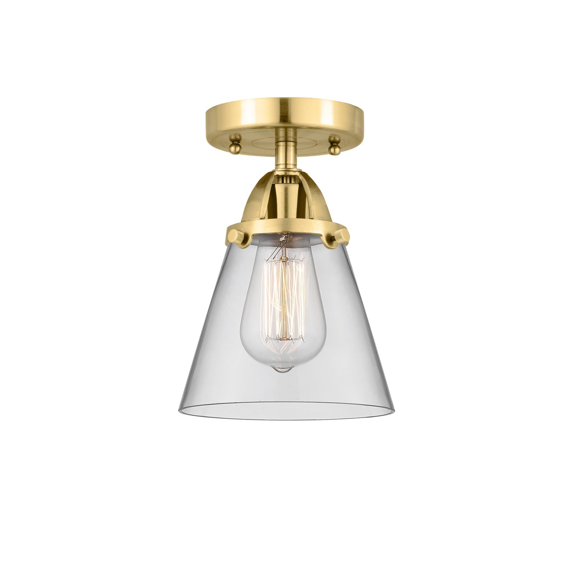 Bruno Marashlian Cone 6 Inch 1 Light Semi Flush Mount by Innovations Lighting
