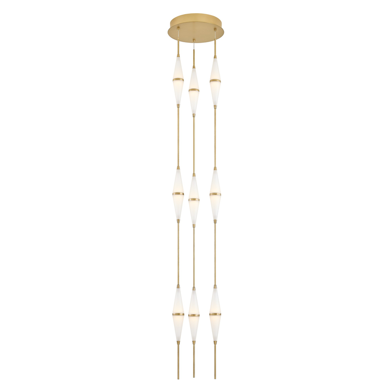 Cygnus Petite Chandelier by Sonneman
