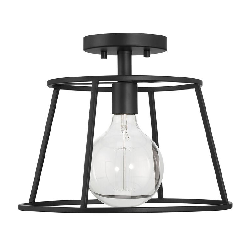 13 Inch Semi Flush Mount by Meridian Lighting