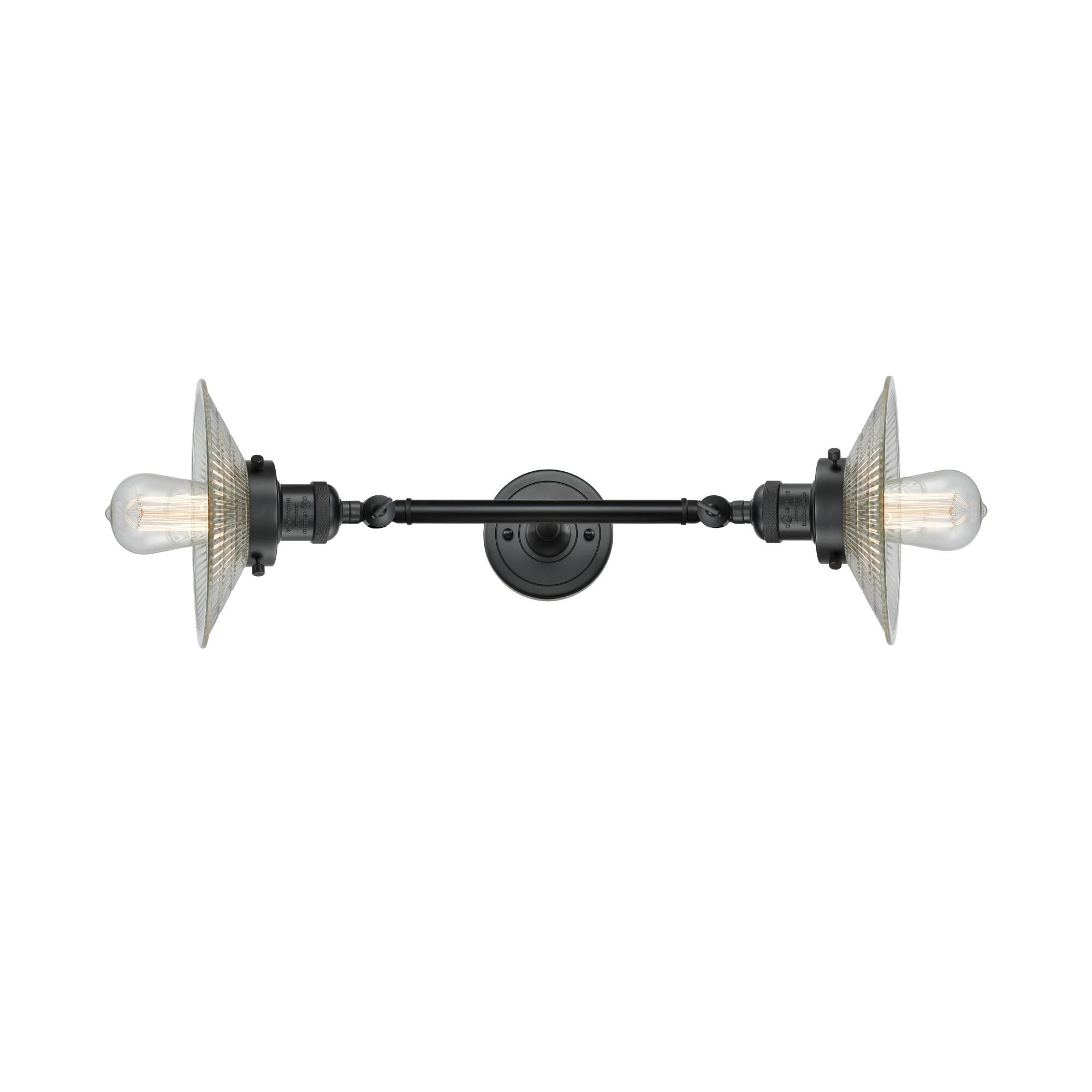 Bruno Marashlian Halophane 19 Inch 2 Light Bath Vanity Light by Innovations Lighting