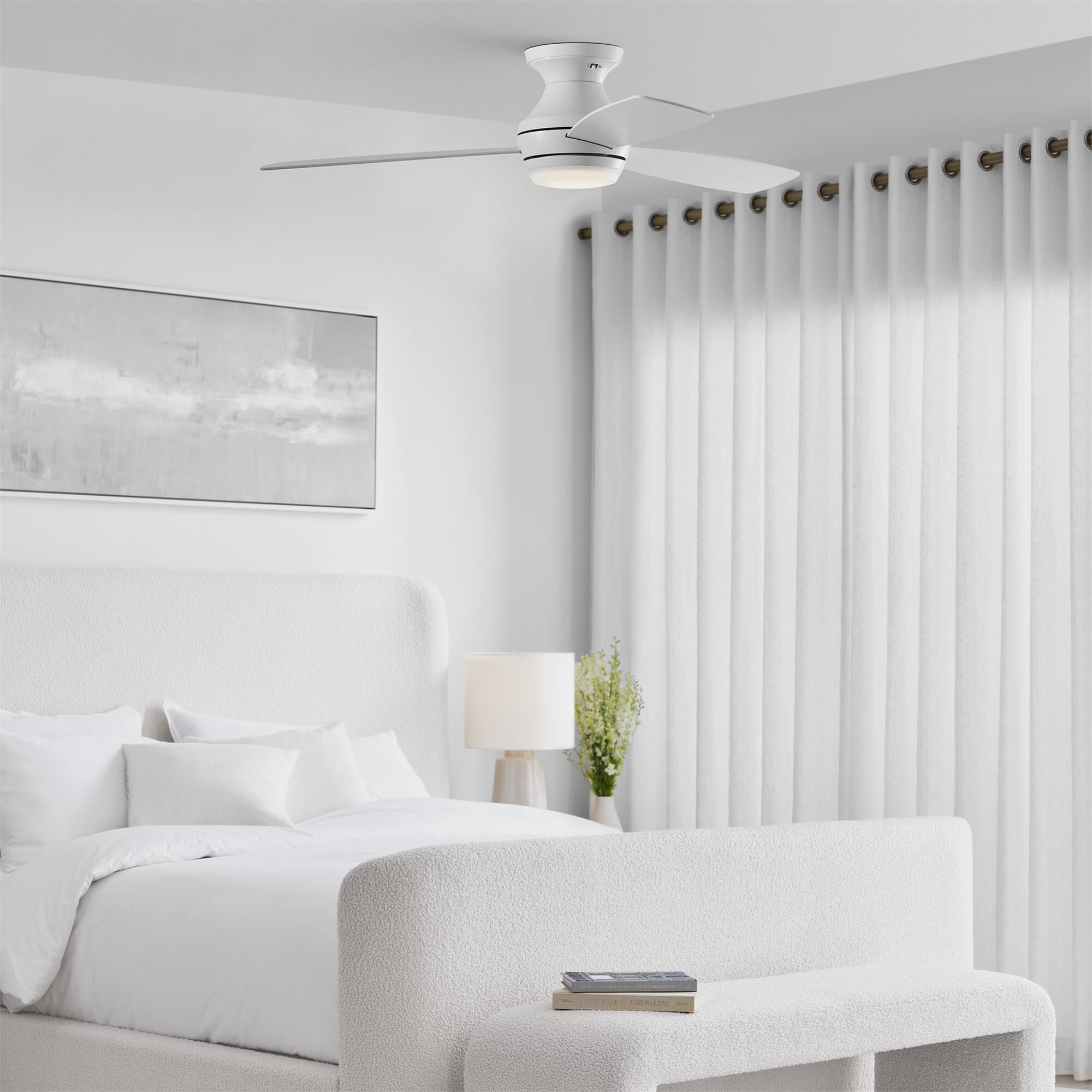 Ikon 52 Led 52 Inch Ceiling Fan with Light Kit,