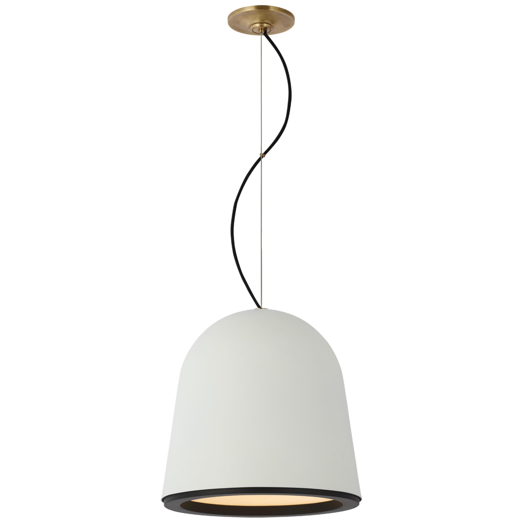Shown in Plaster White and Matte Black finish