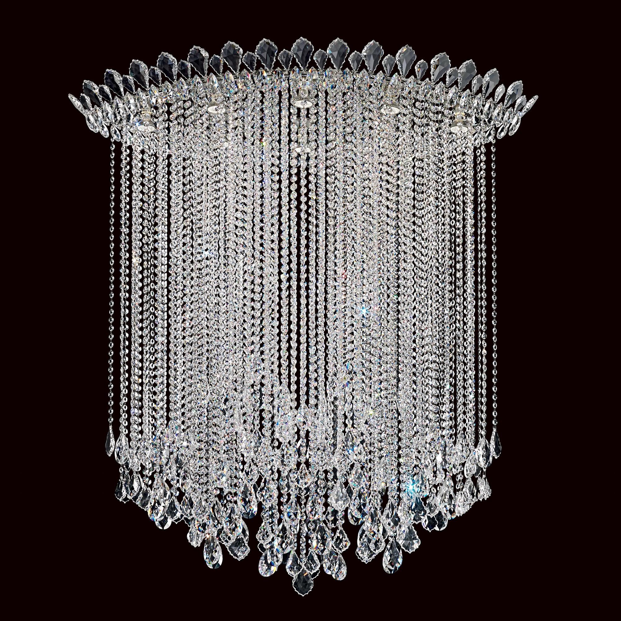 Trilliane Strands 45 Inch Flush Mount by Schonbek