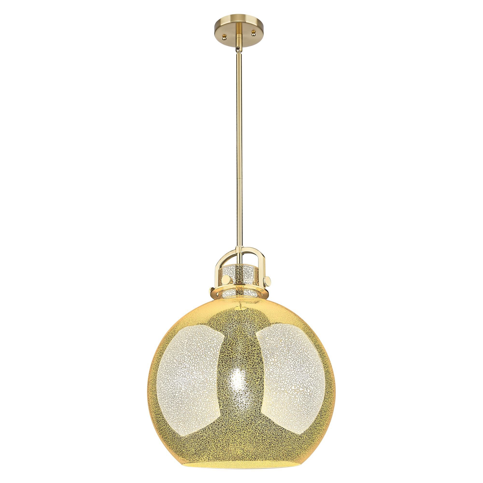 Shown in Champagne Bronze finish and Mercury shade