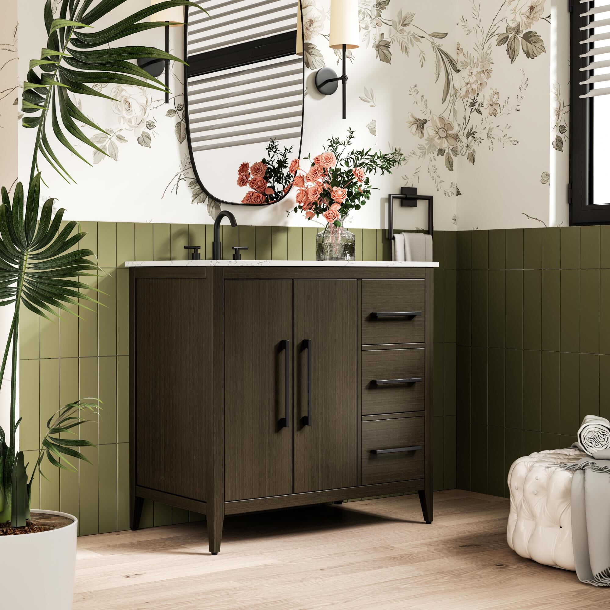 Millie 36 Inch Bath Vanity by Elegant Dcor