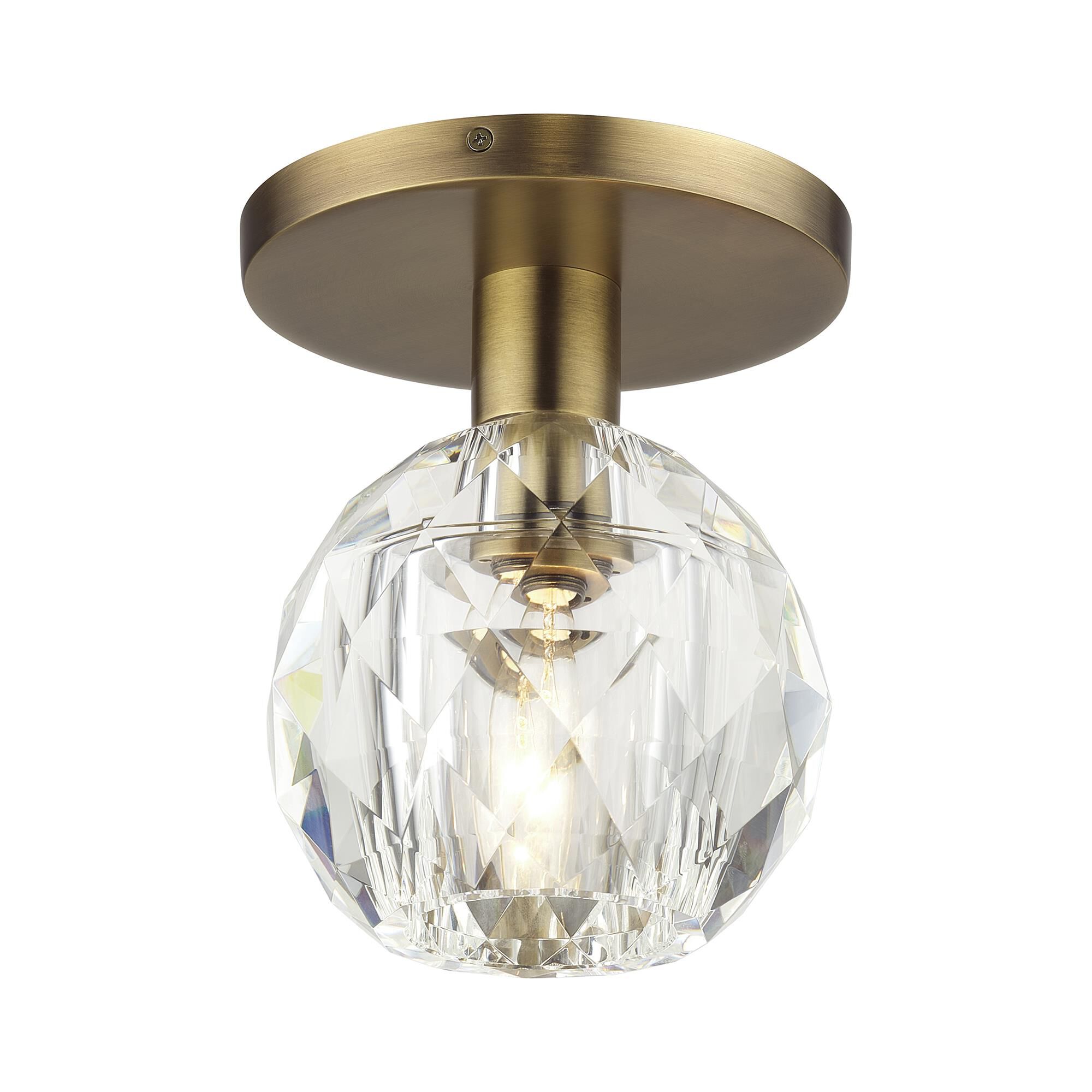 Whitfield 7 Inch Semi Flush Mount by Livex Lighting