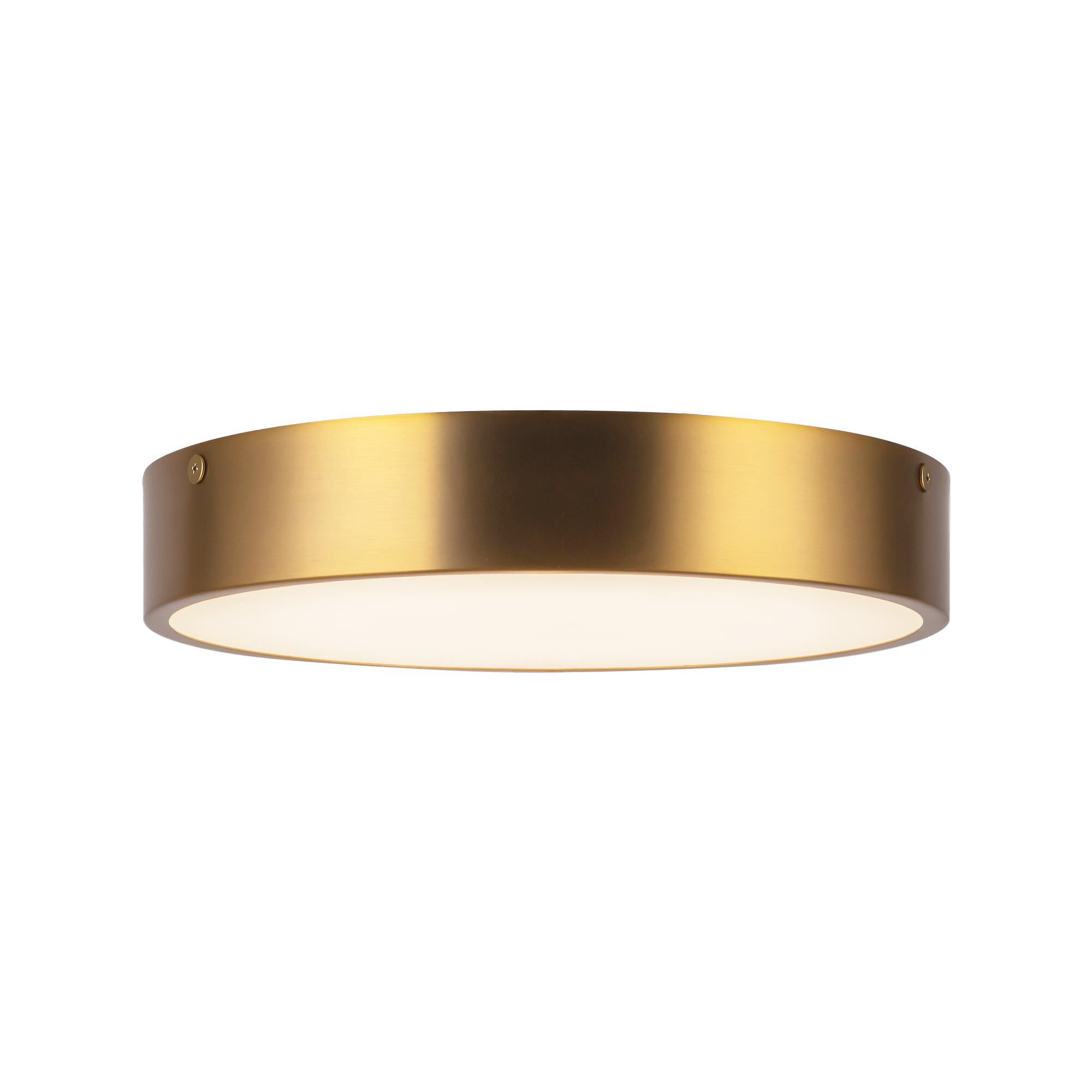 Shown in Aged Gold finish and Frosted glass