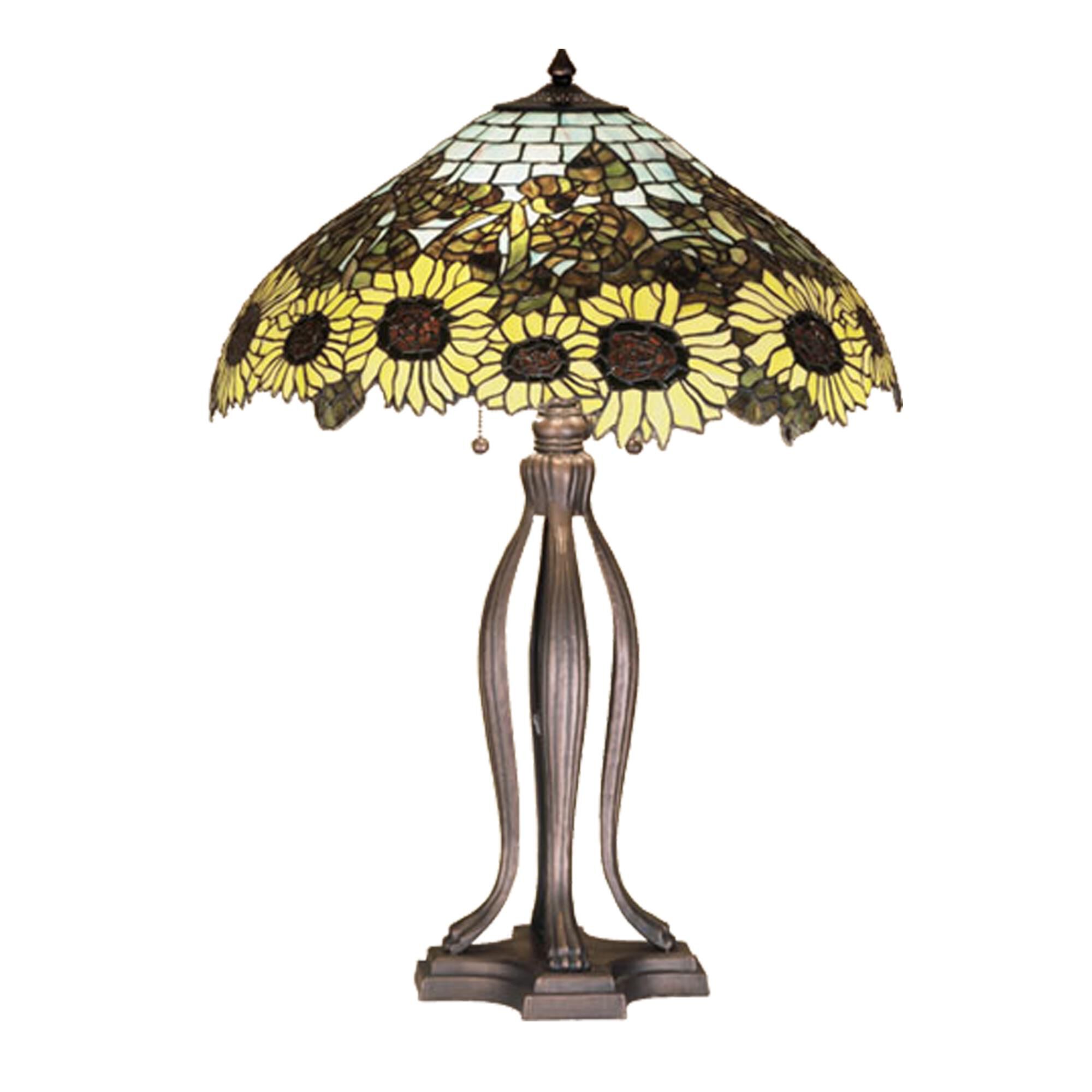 Wild Sunflower 30 Inch Table Lamp by Meyda Lighting
