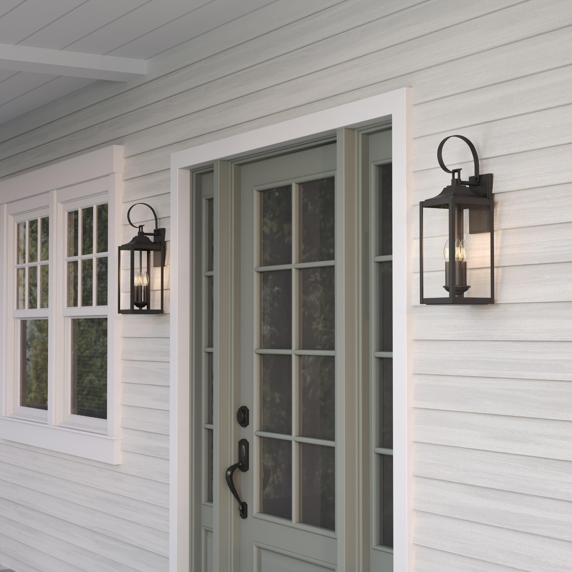 Shown in Powder Coated Black finish