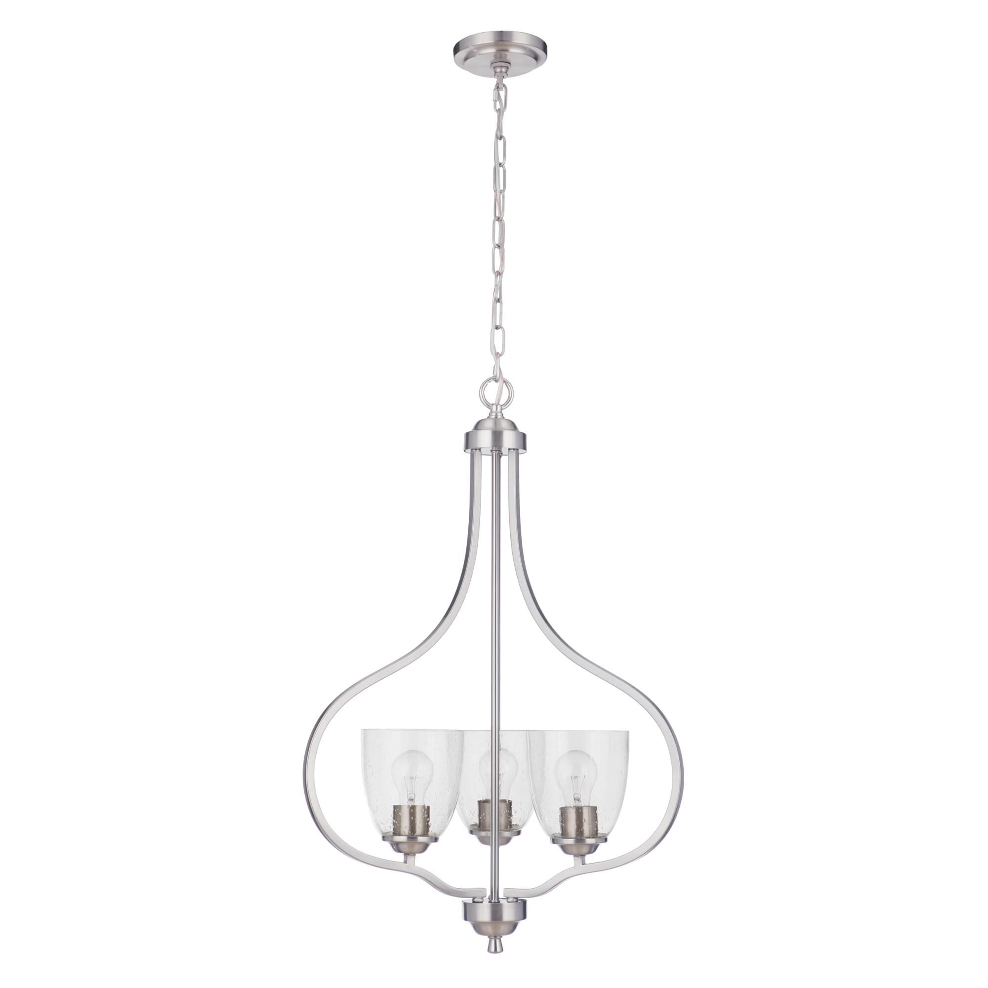 Serene 22 Inch 3 Light Chandelier by Craftmade