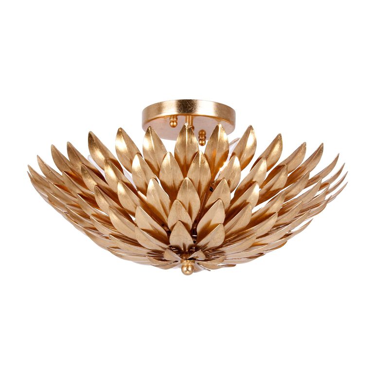 Broche 16 Inch 4 Light Semi Flush Mount by Crystorama